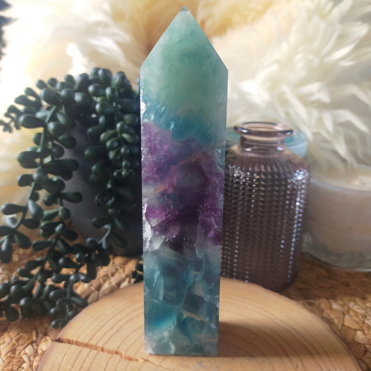 Feather Fluorite Tower