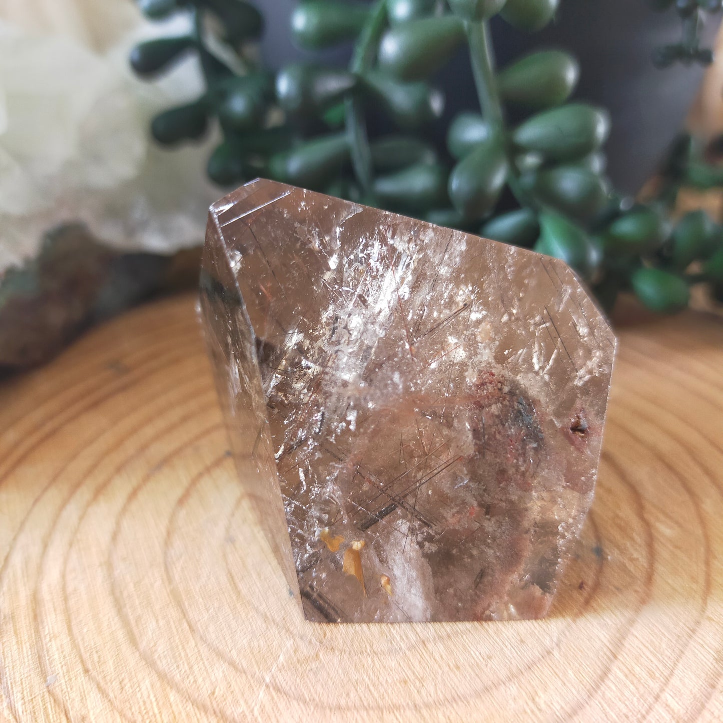 Garden Quartz Freeform with Rutile