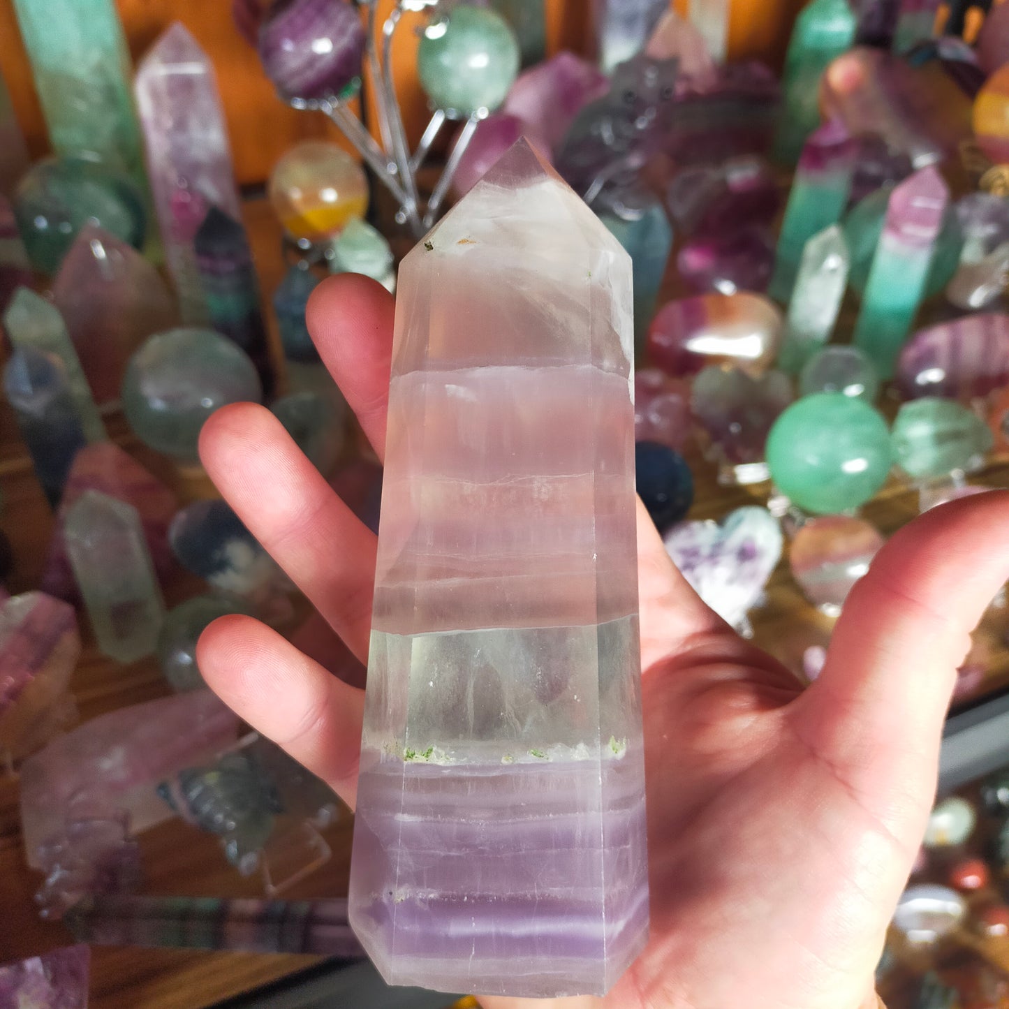 Lavender Fluorite Tower
