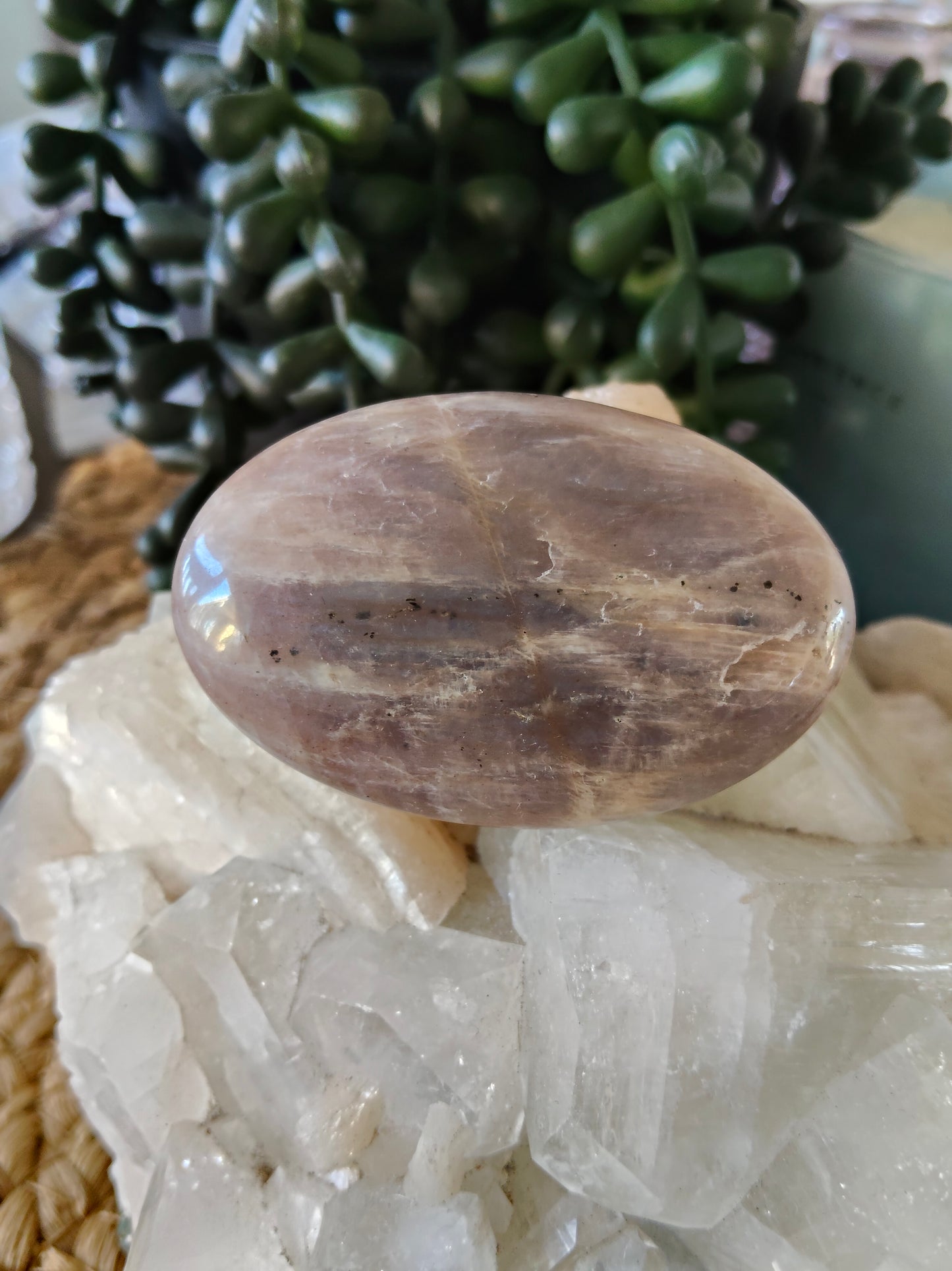Peach Moonstone Palmstones