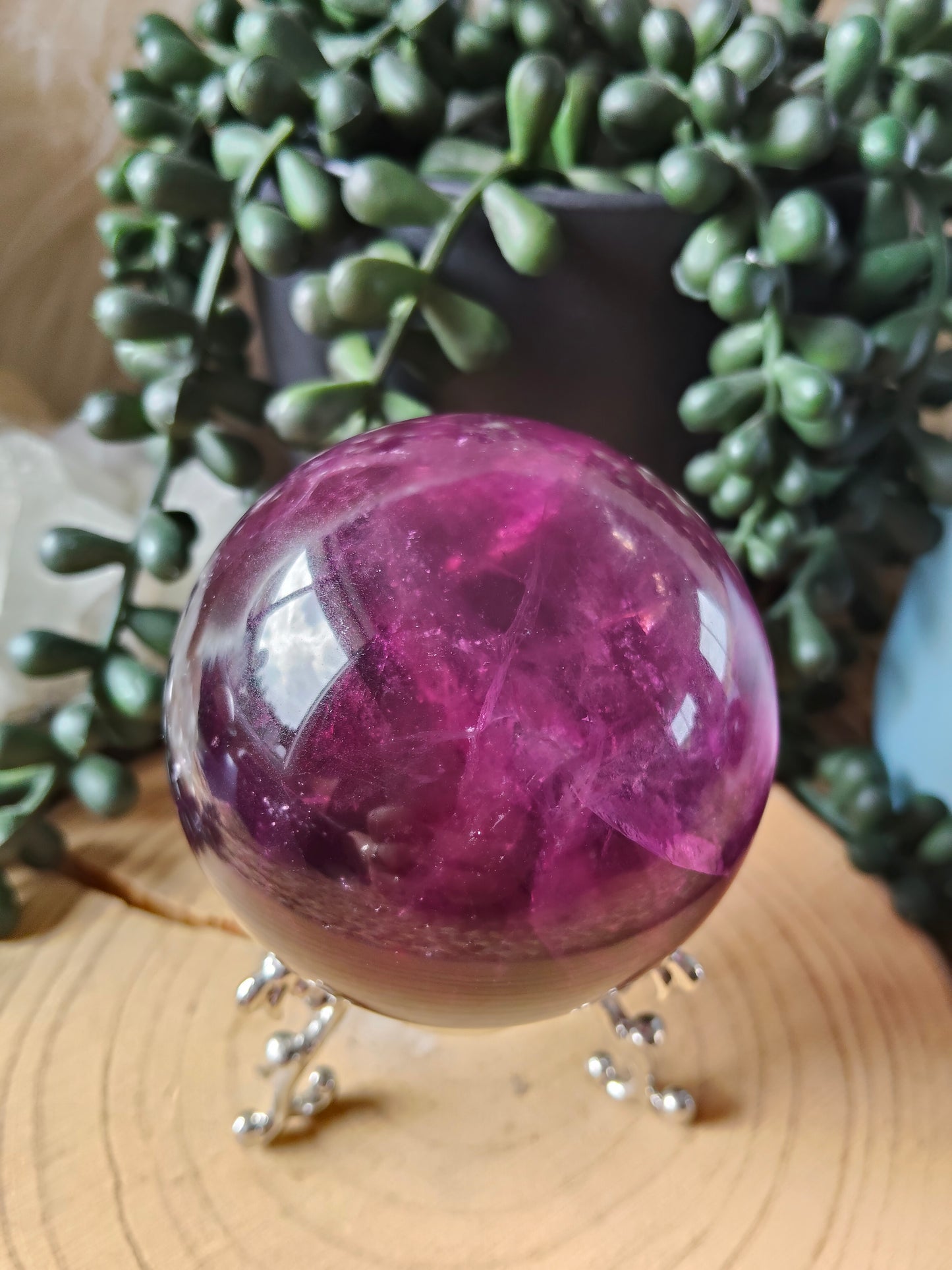 Gorgeous Purple/Pink Fluorite Spheres