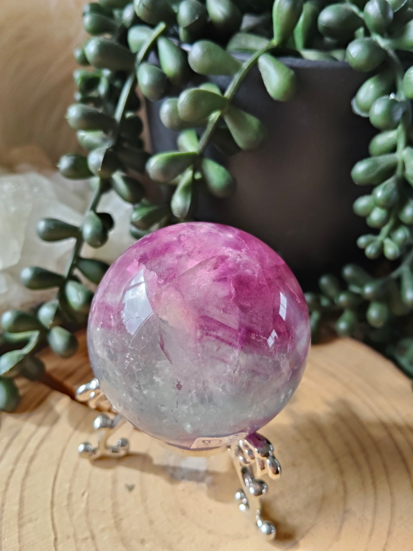 Gorgeous Purple/Pink Fluorite Spheres