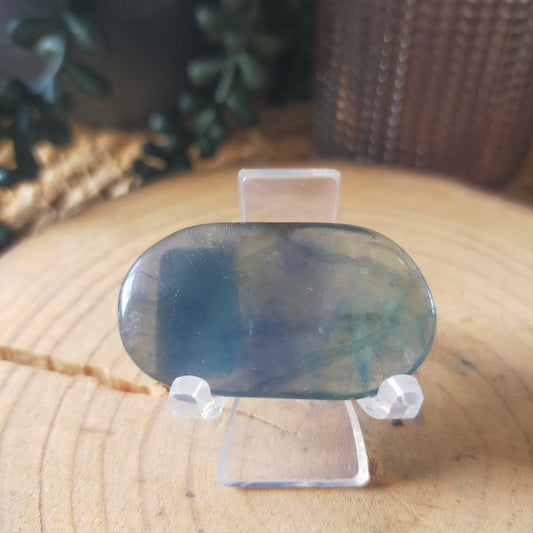 Small Blue Fluorite Palmstones