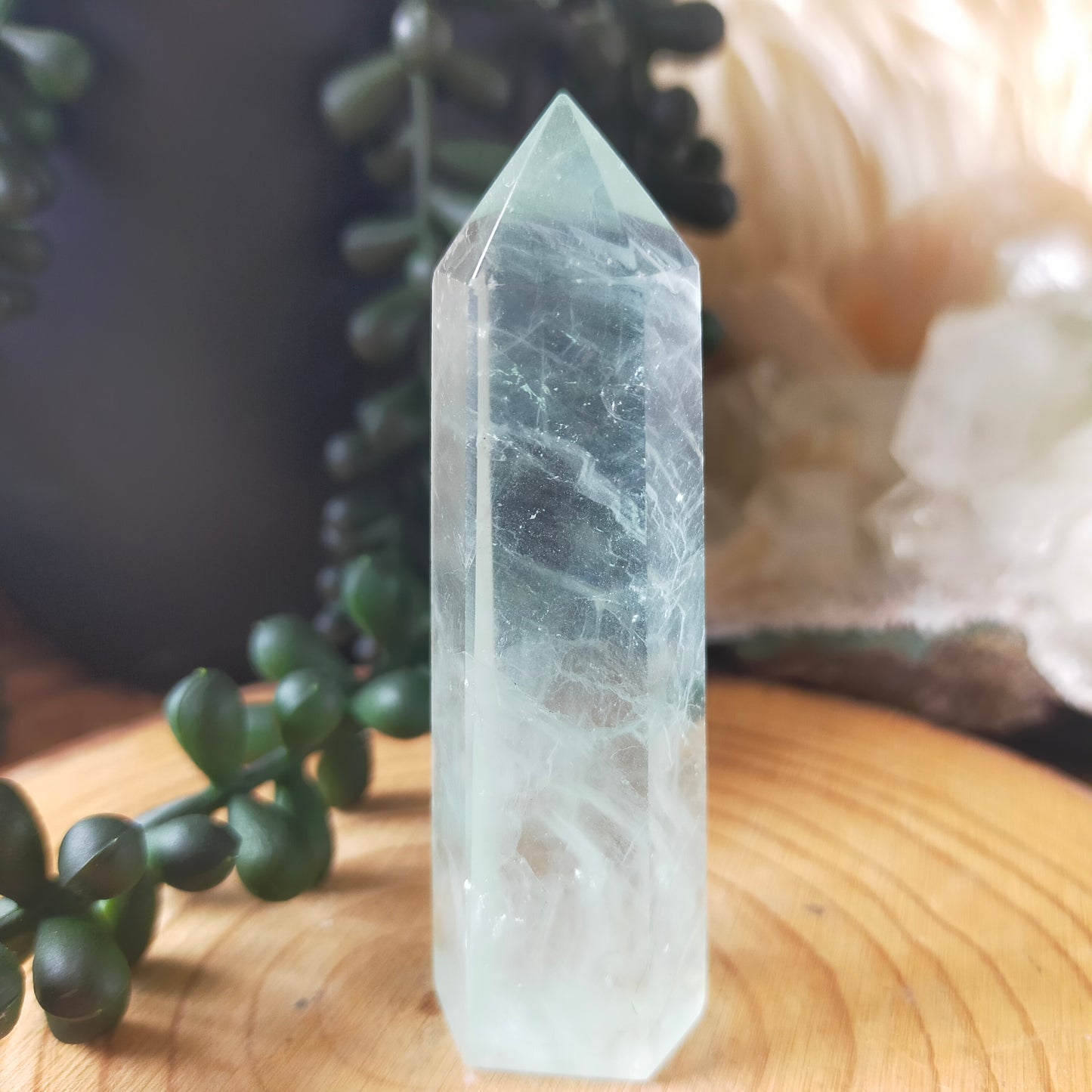 Green Fluorite Points