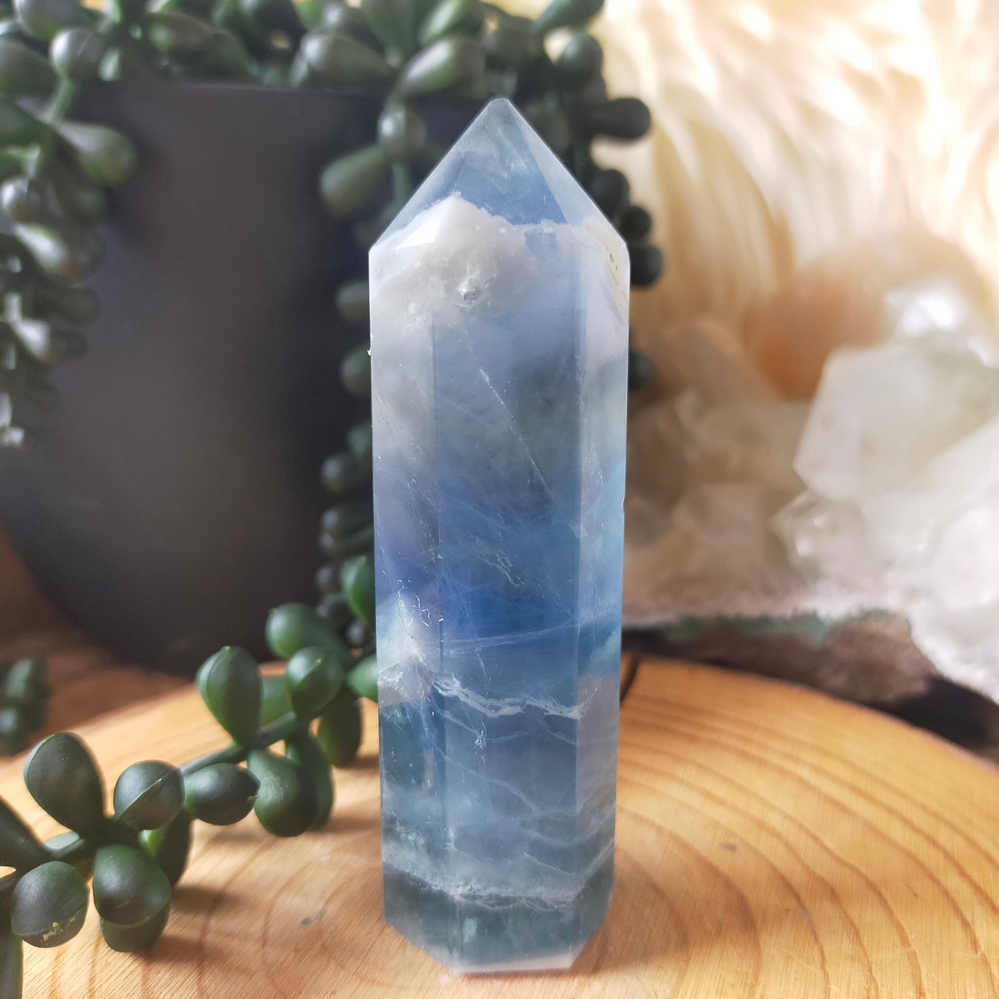 Blue/Green Fluorite Points