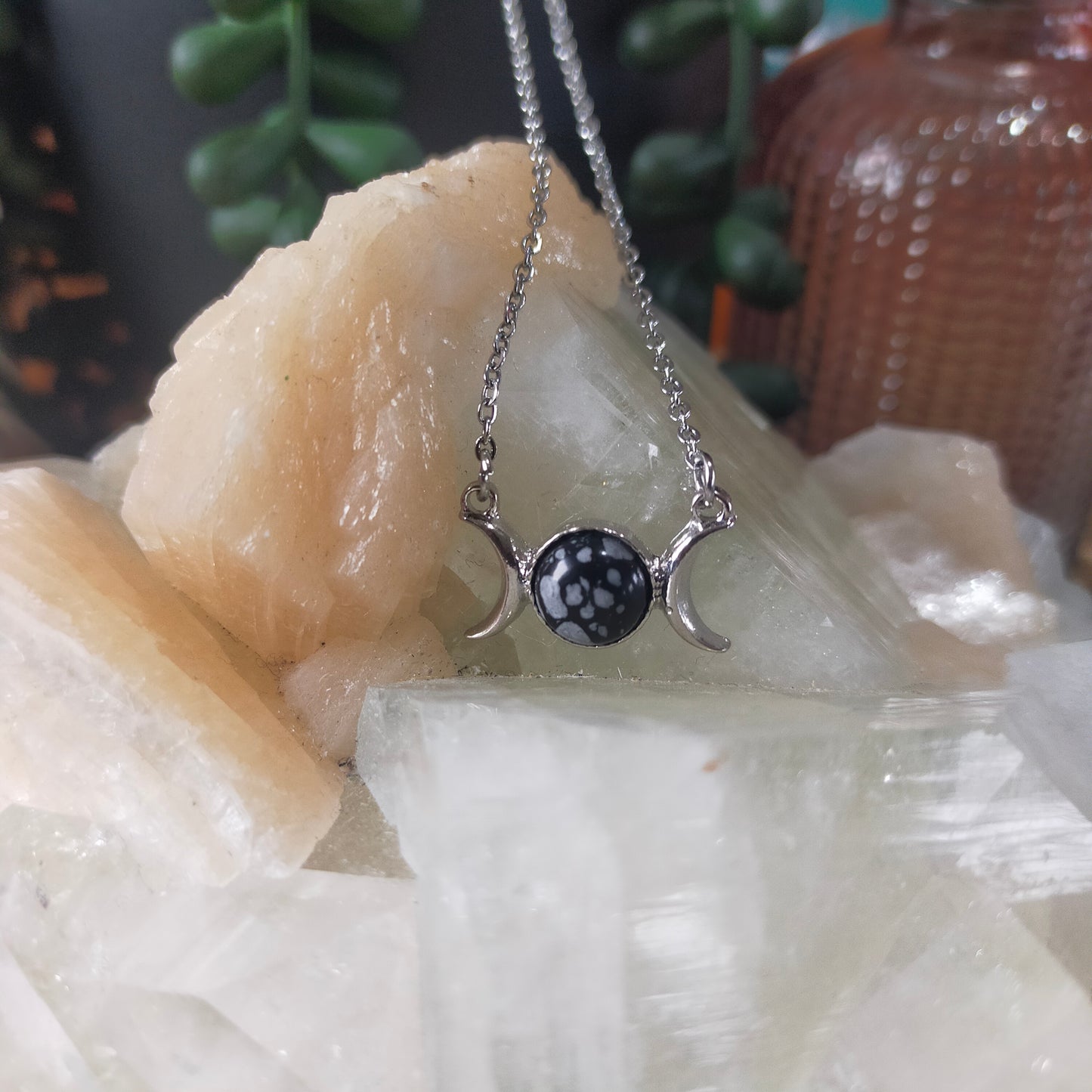 Triple Moon Necklaces