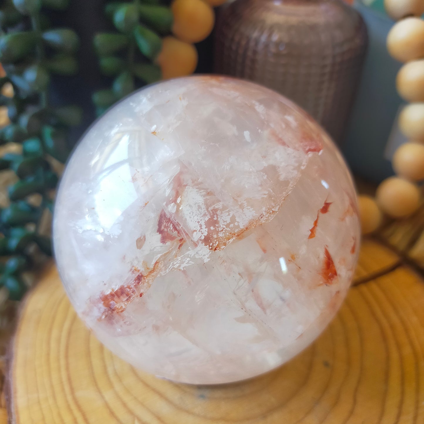 Fire Quartz Sphere