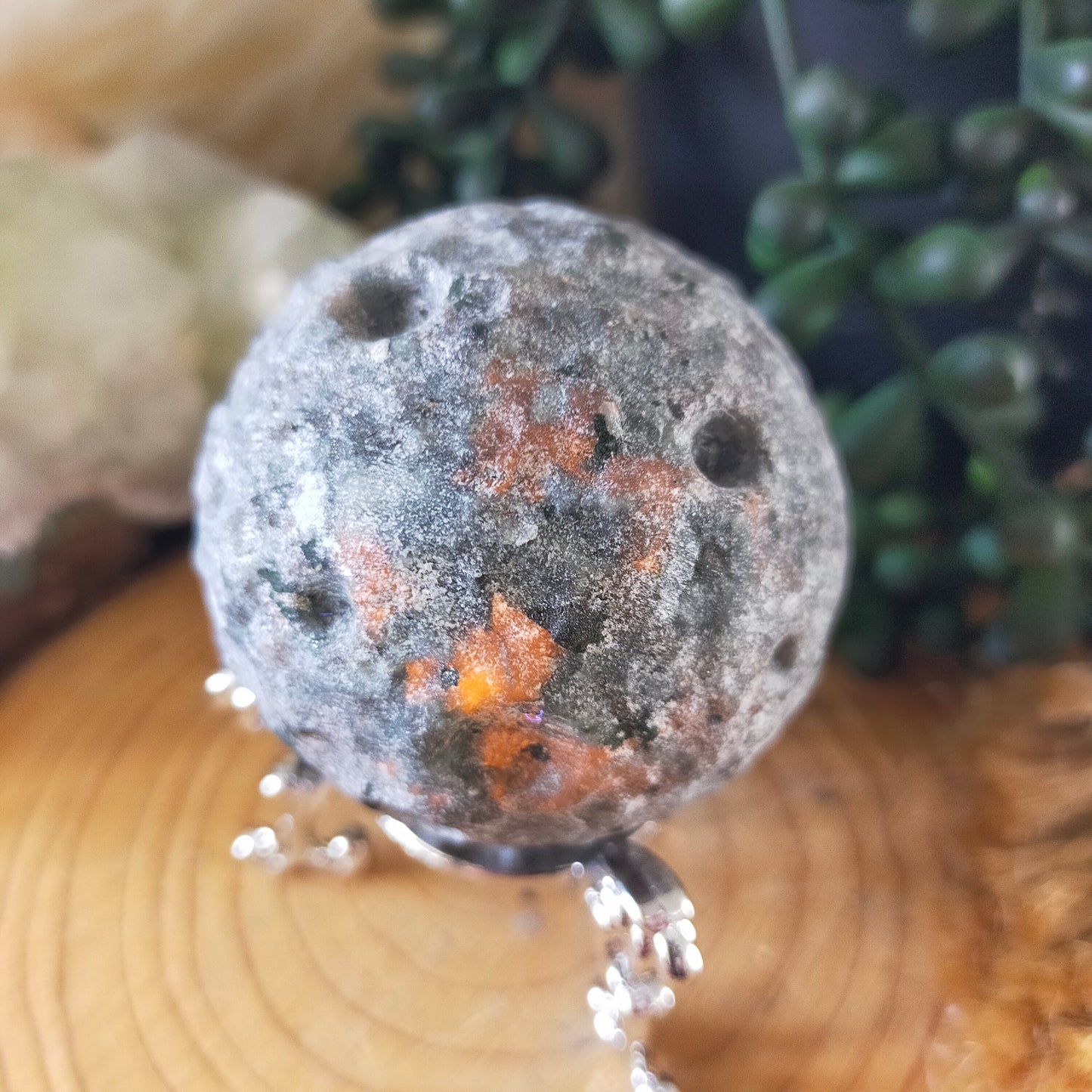 Yooperlite Moon Sphere
