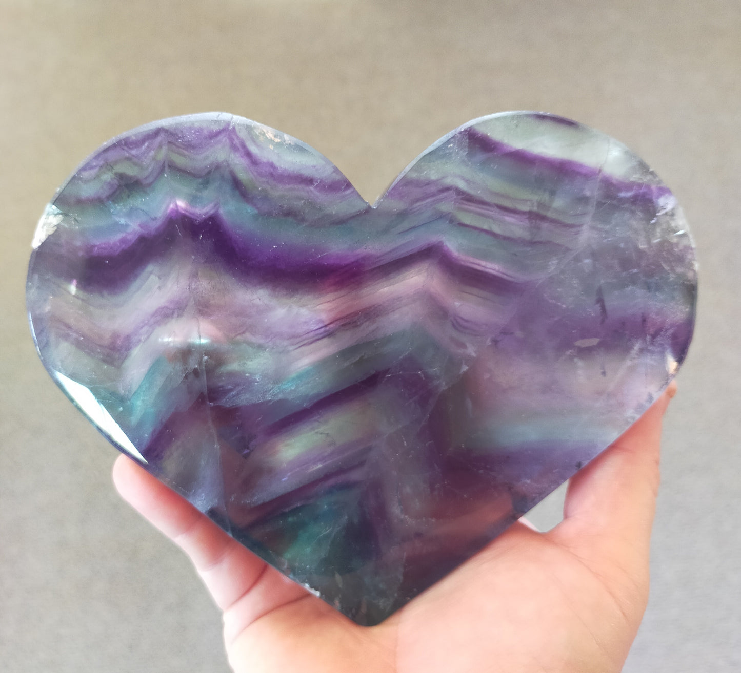 Large Fluorite Heart