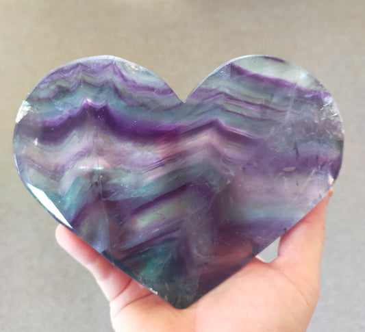 Large Fluorite Heart