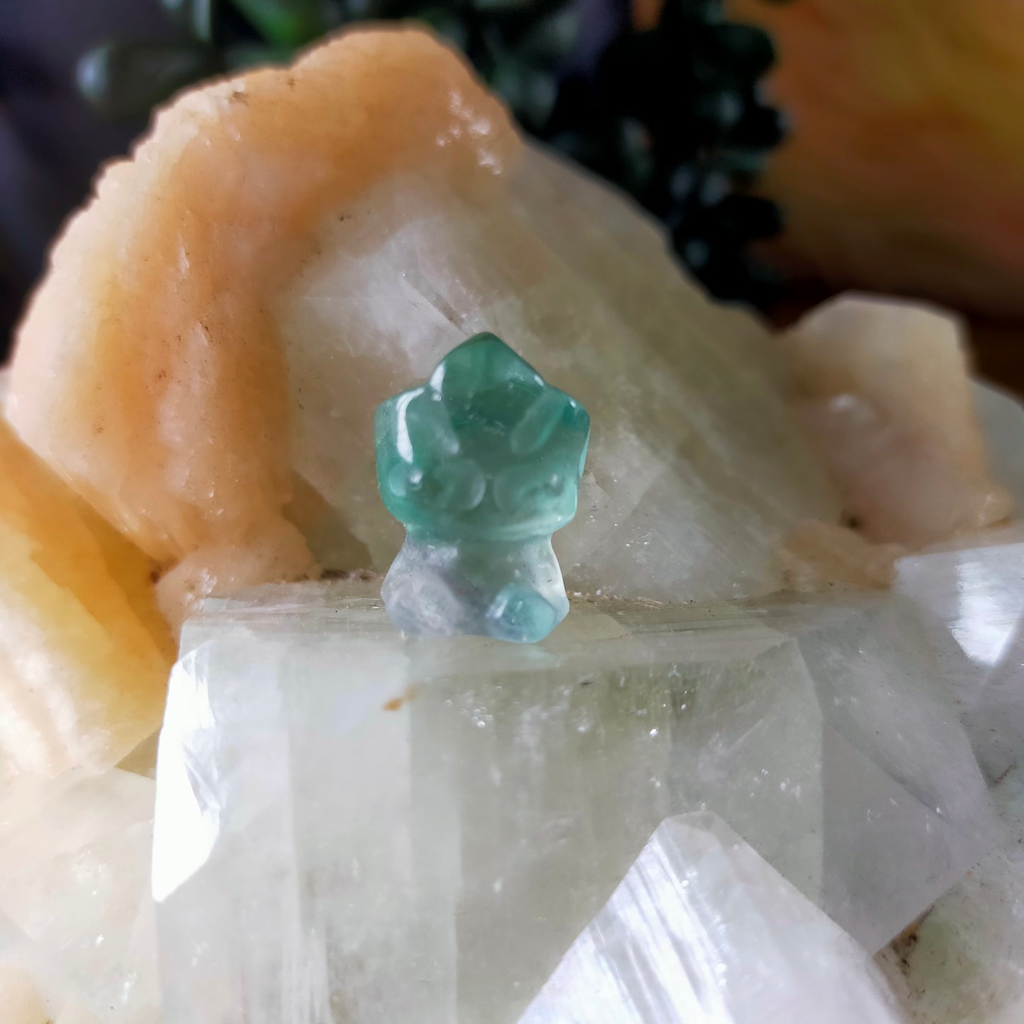 Mini Fluorite Carvings