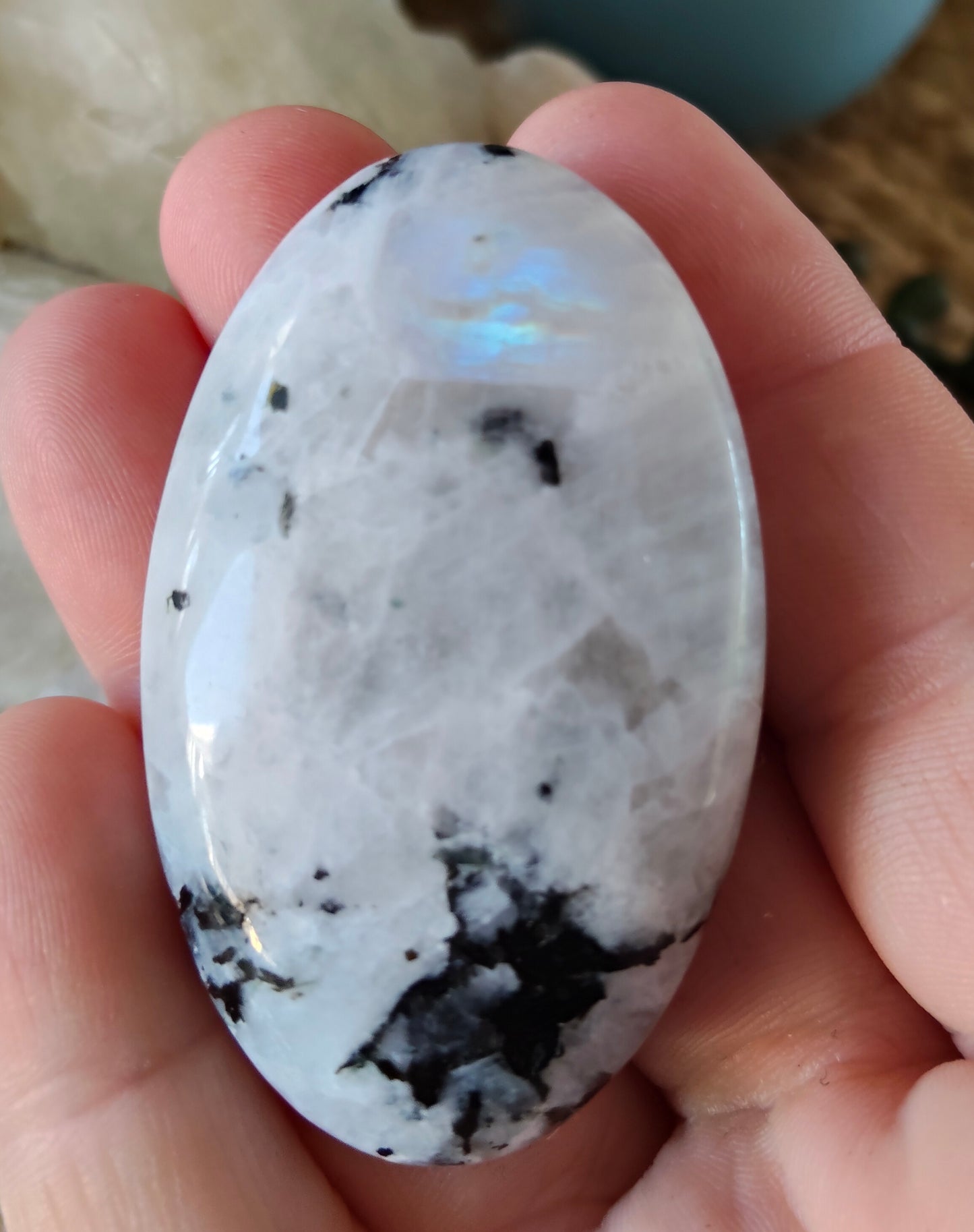 Rainbow Moonstone Palmstones