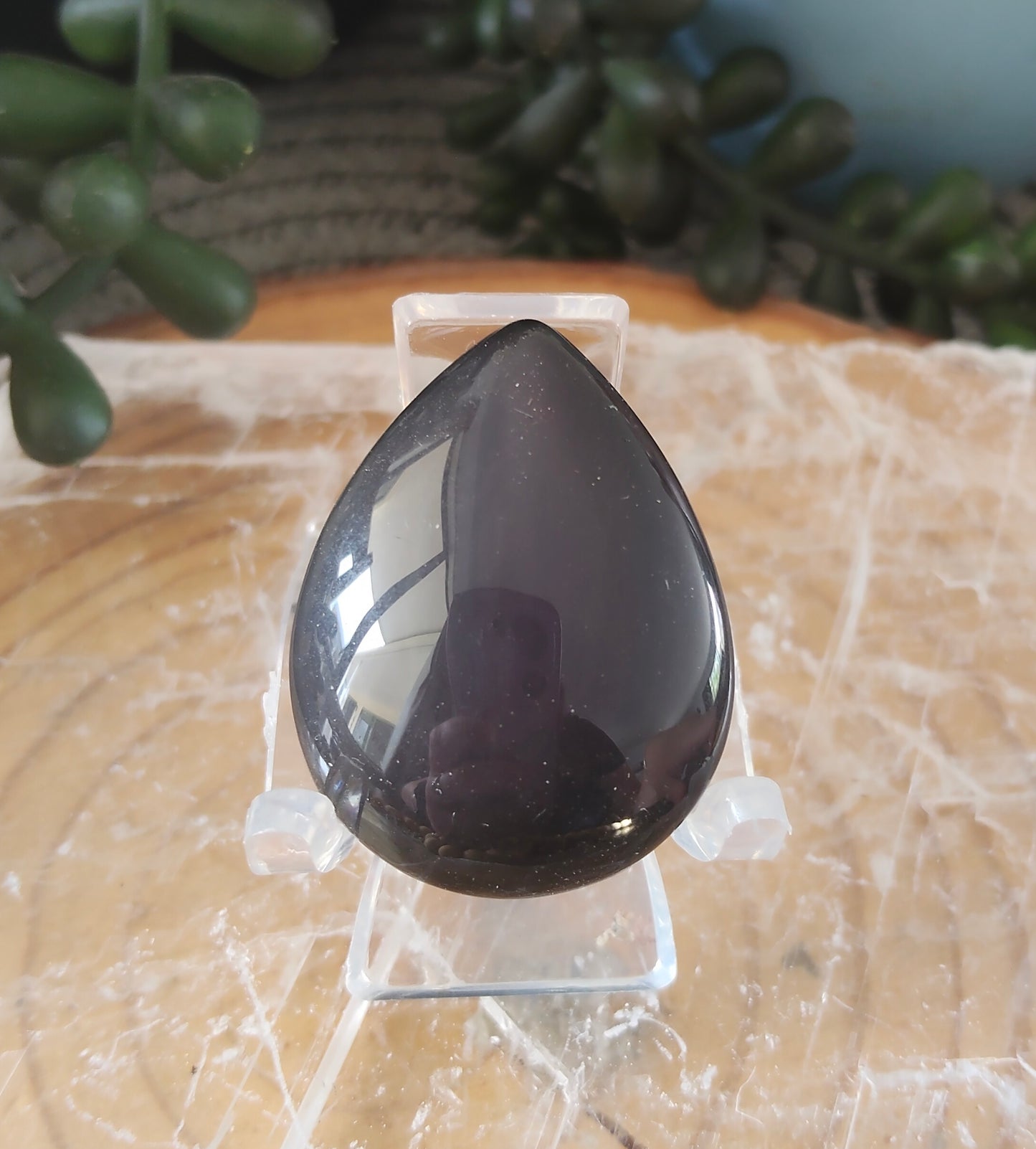 Rainbow Obsidian Teardrops