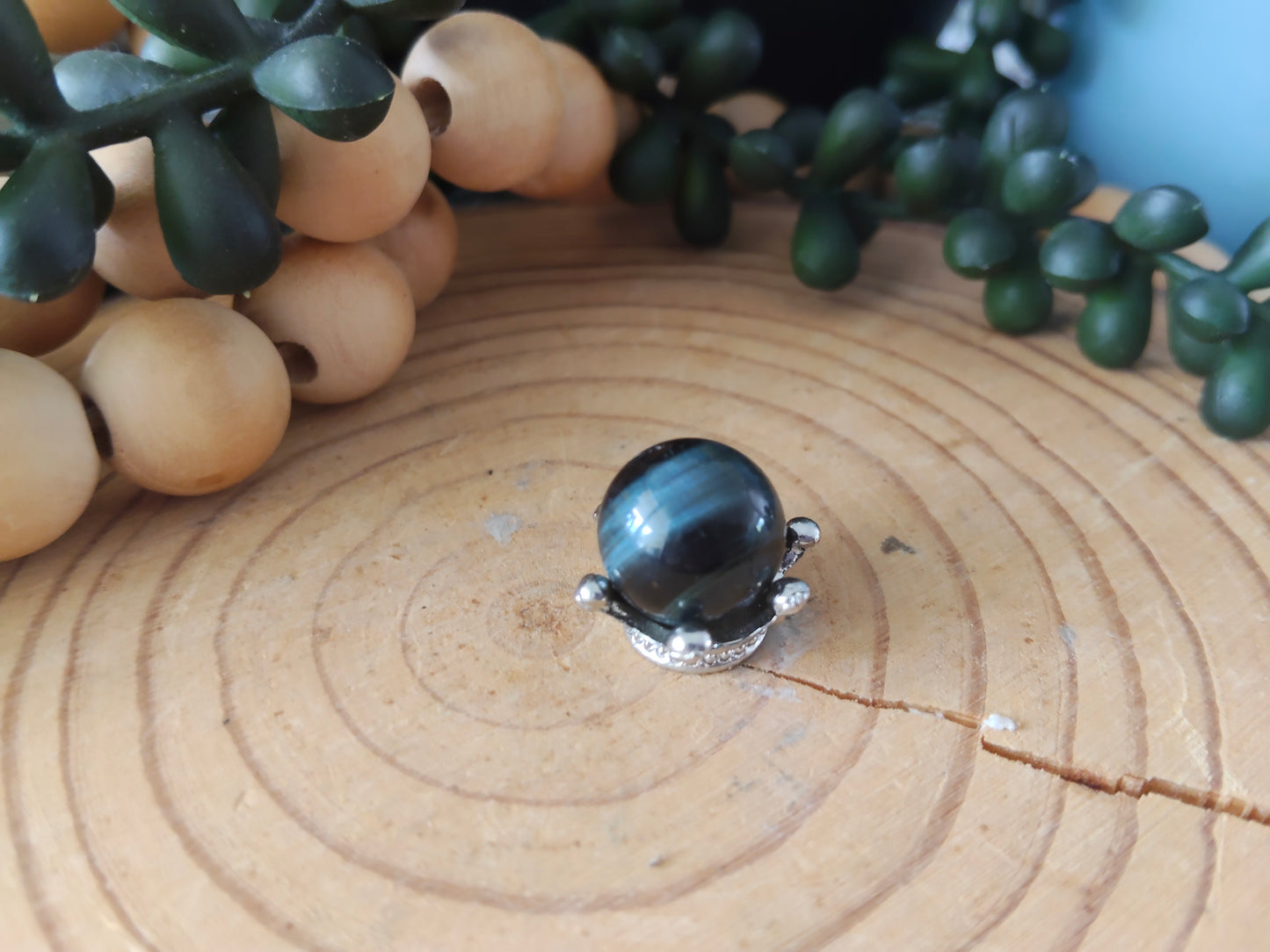 Mini Tigers Eye Spheres