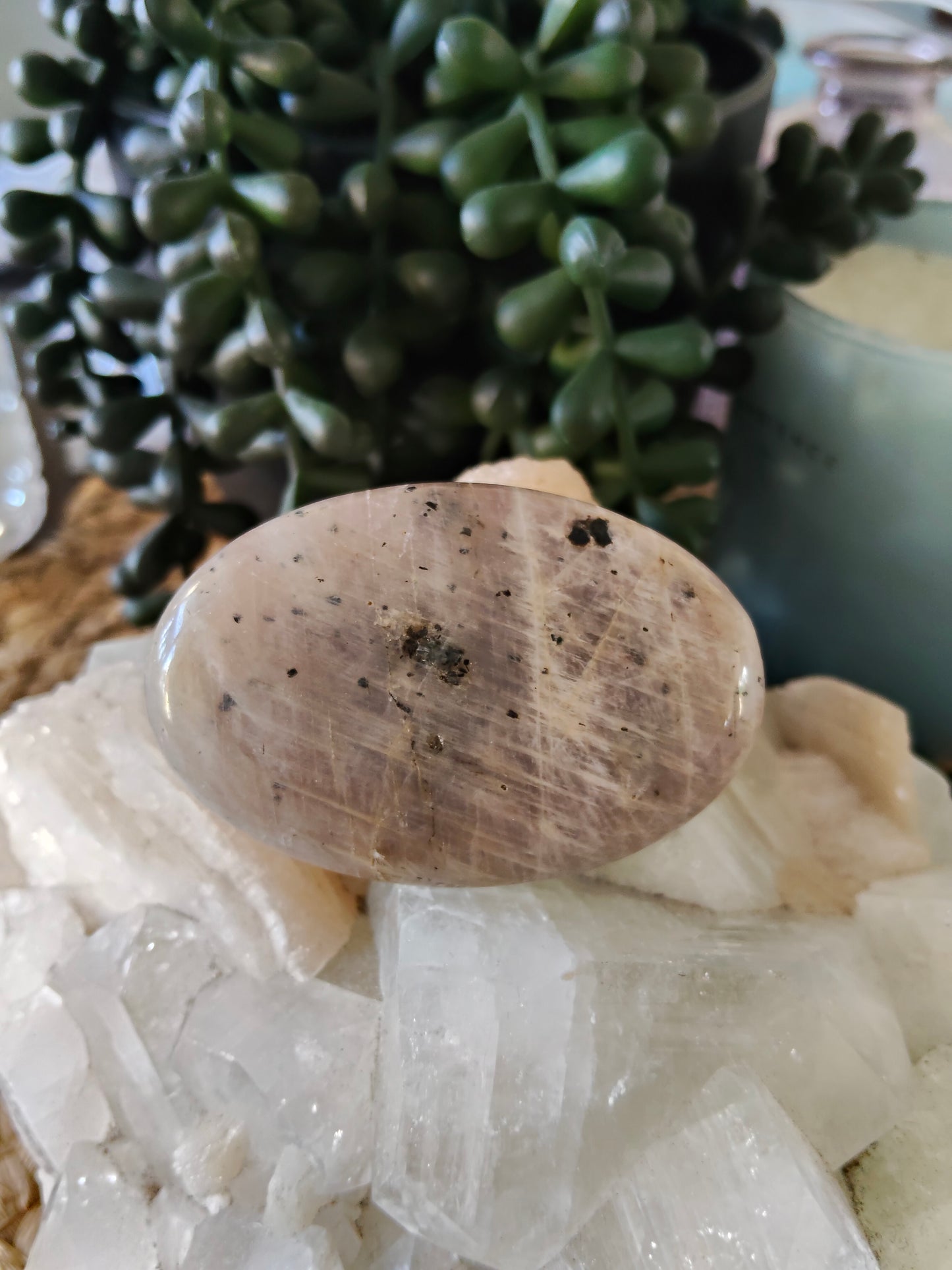 Peach Moonstone Palmstones