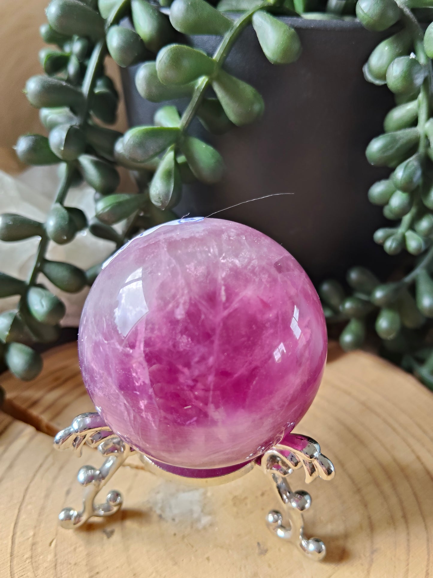 Gorgeous Purple/Pink Fluorite Spheres