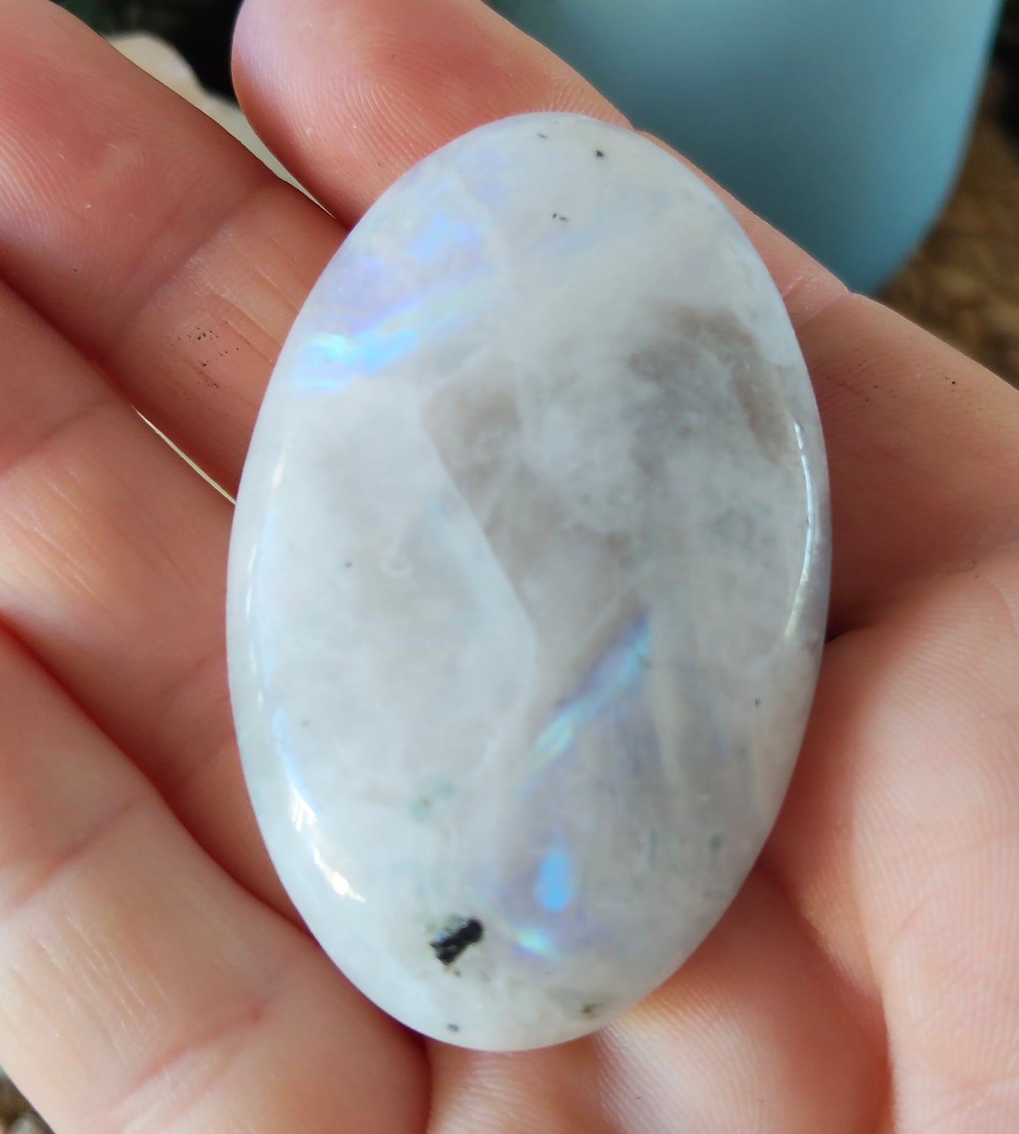 Rainbow Moonstone Palmstones