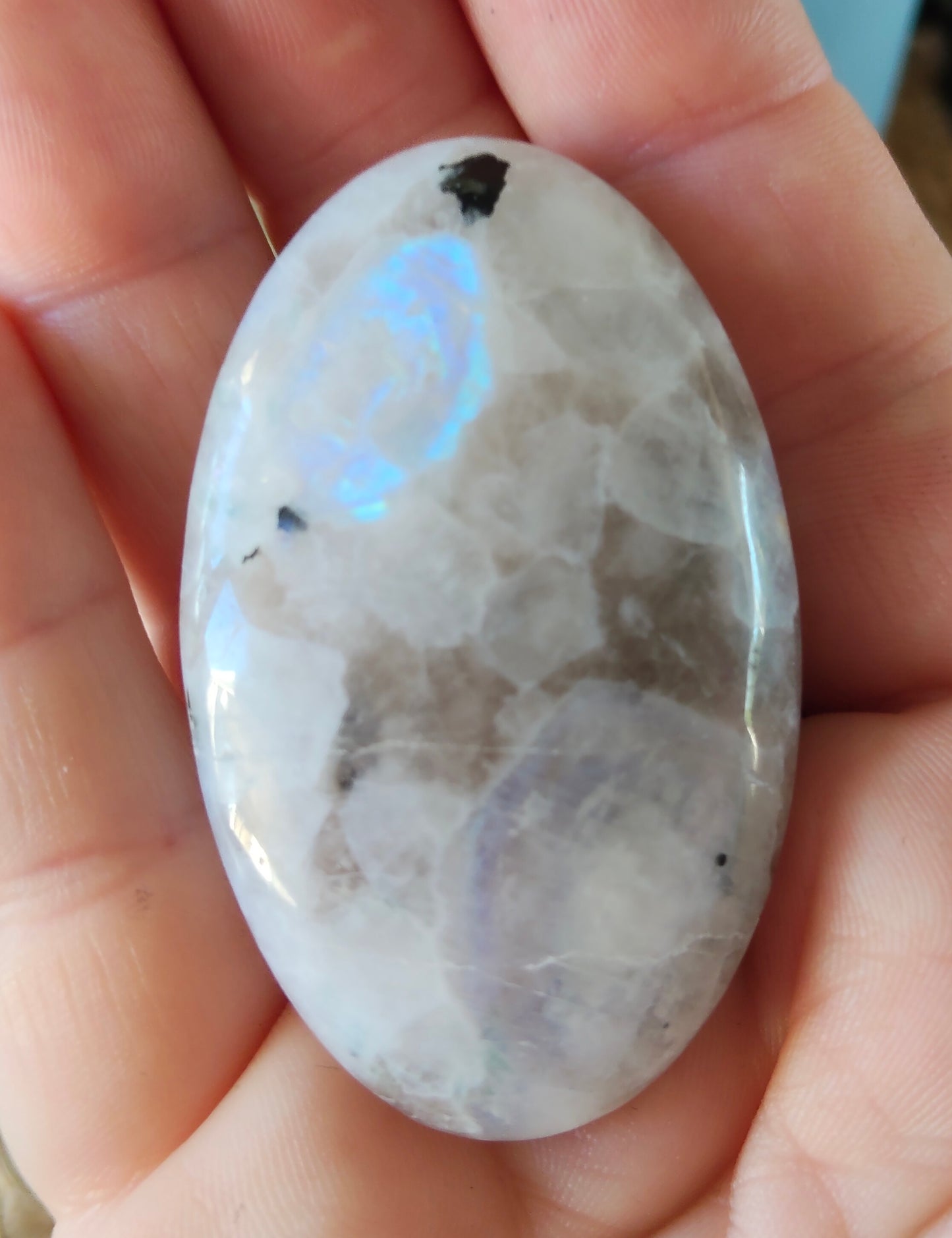 Rainbow Moonstone Palmstones