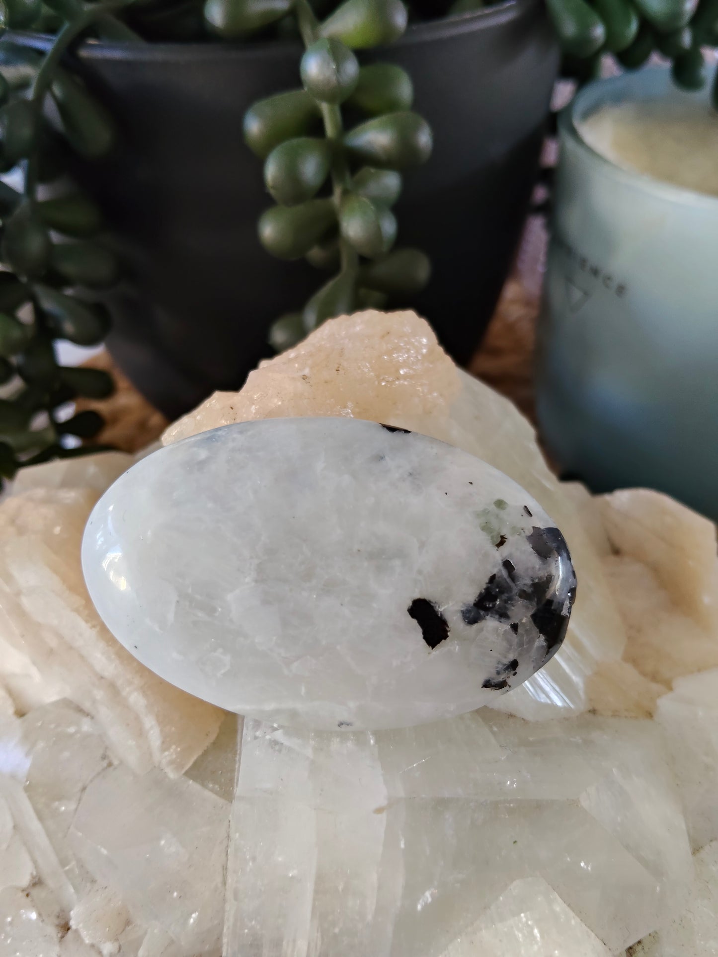 Rainbow Moonstone Palmstones