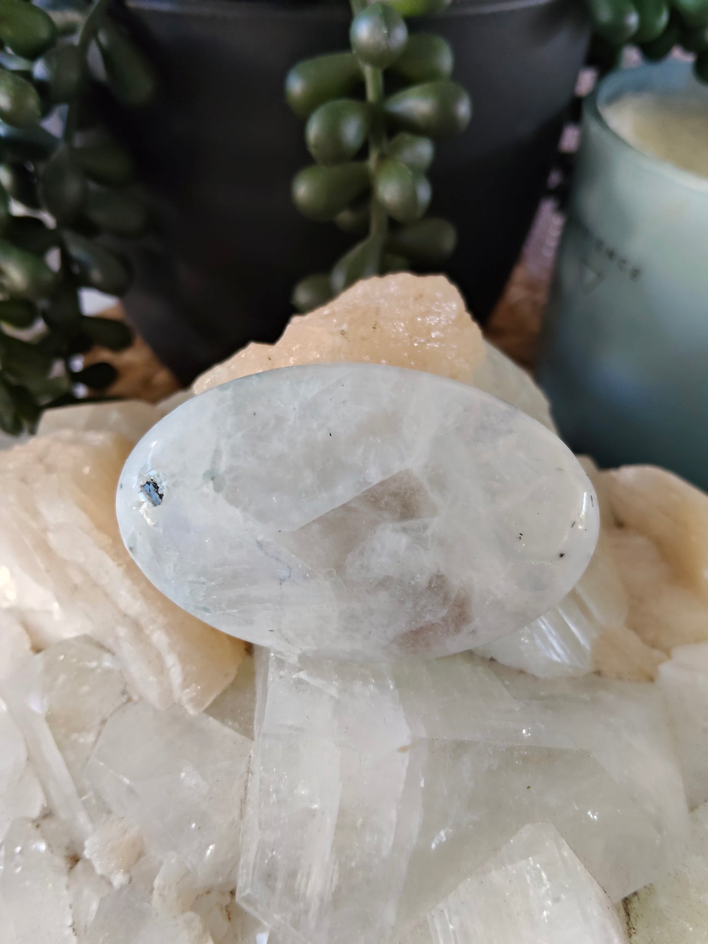 Rainbow Moonstone Palmstones