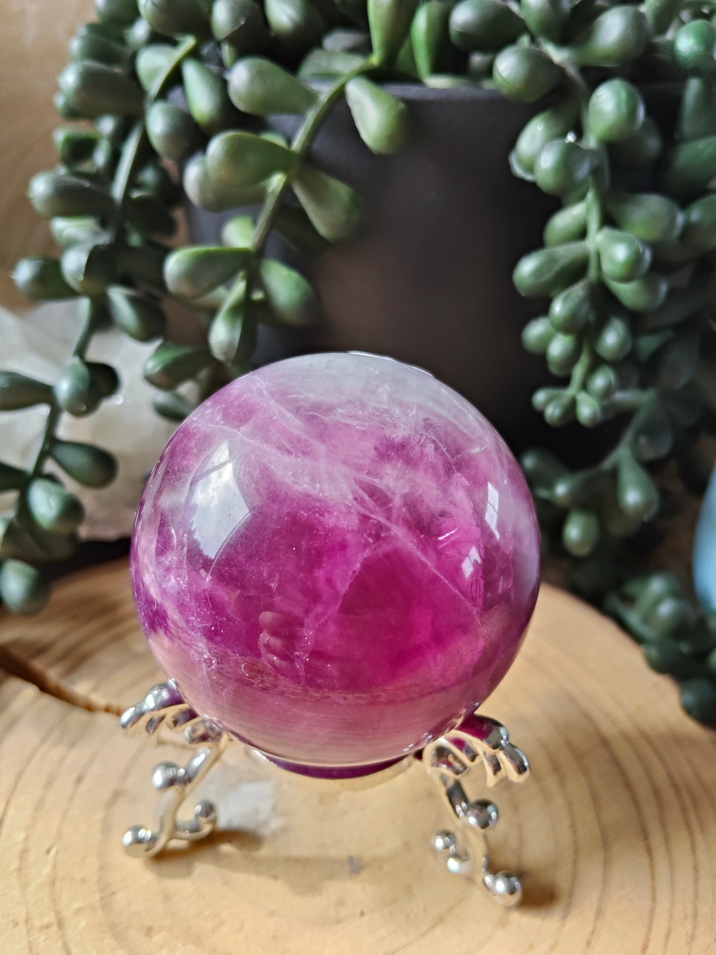 Gorgeous Purple/Pink Fluorite Spheres