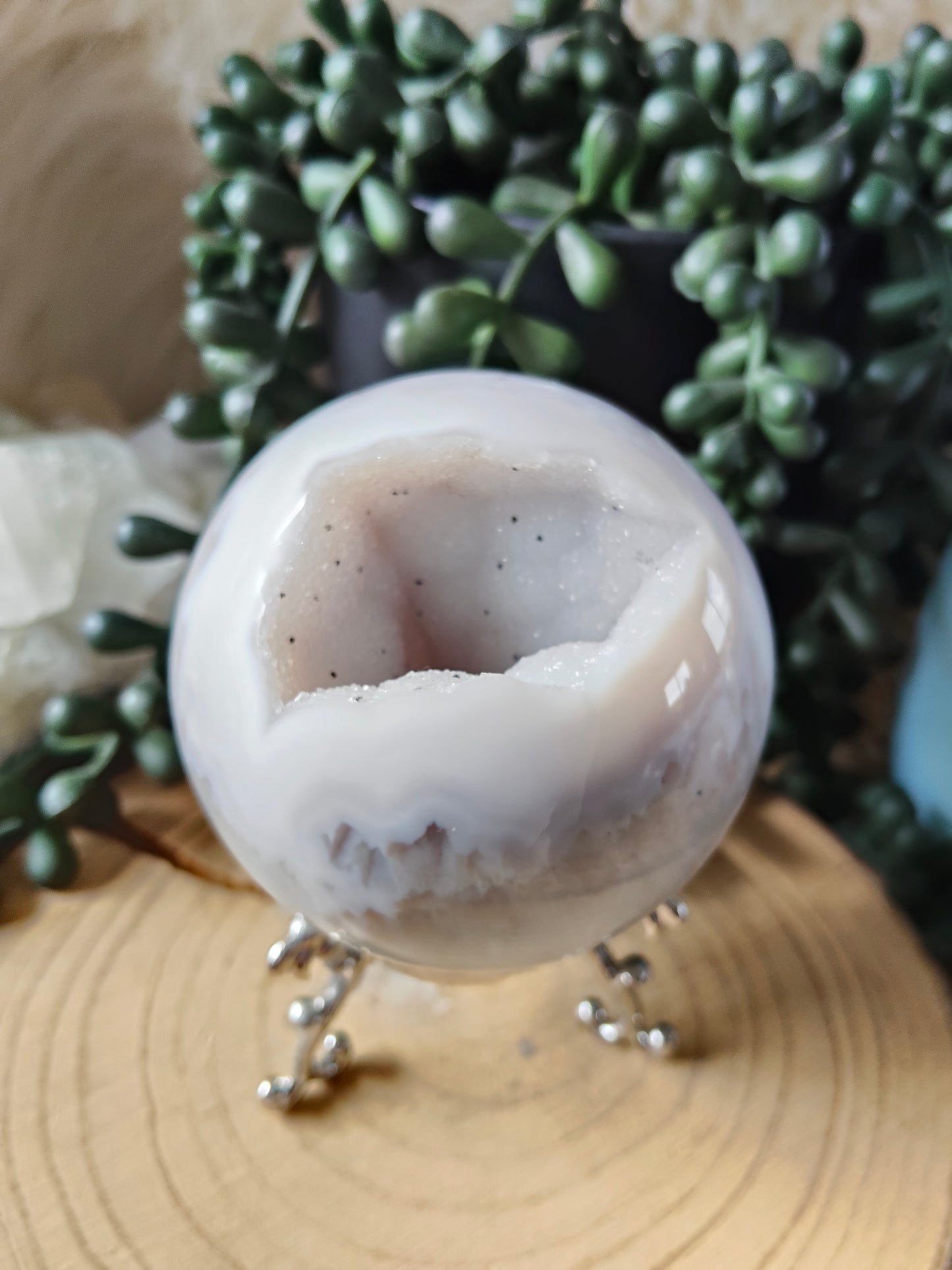 Sparkly Druzy Agate Spheres