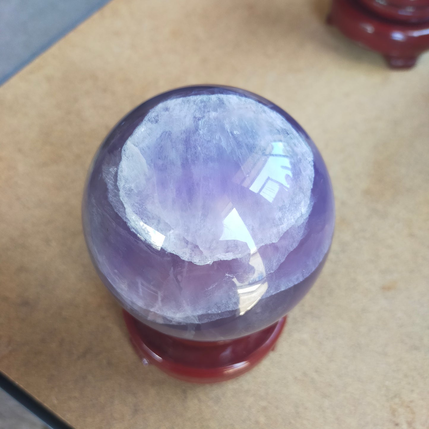 Lavender Fluorite Sphere
