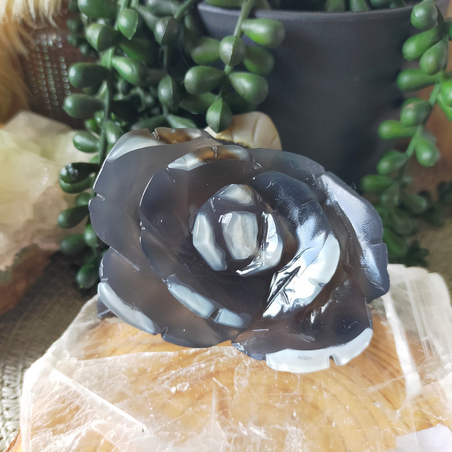 Volcano Agate Flowers