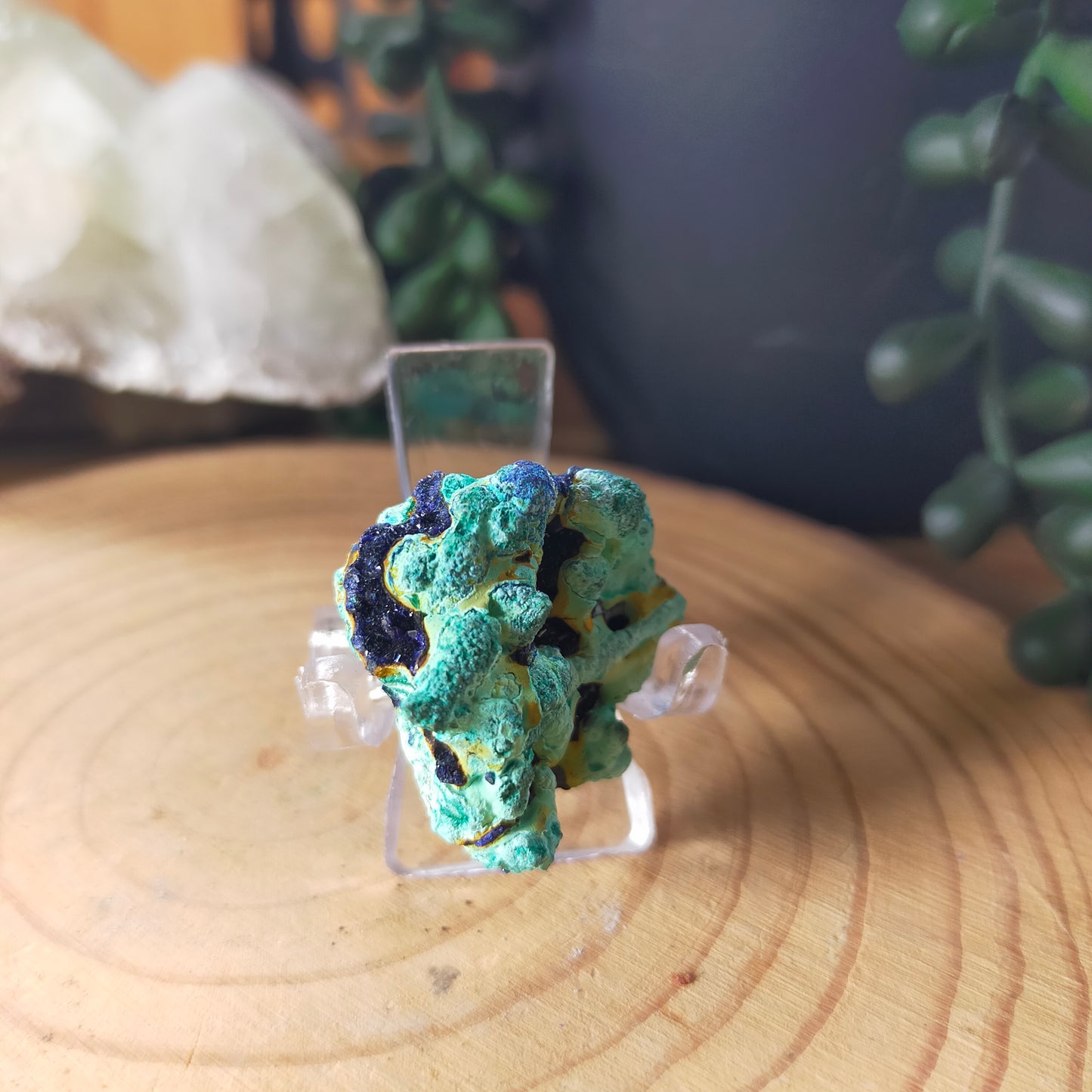 Raw Azurite and Malachite