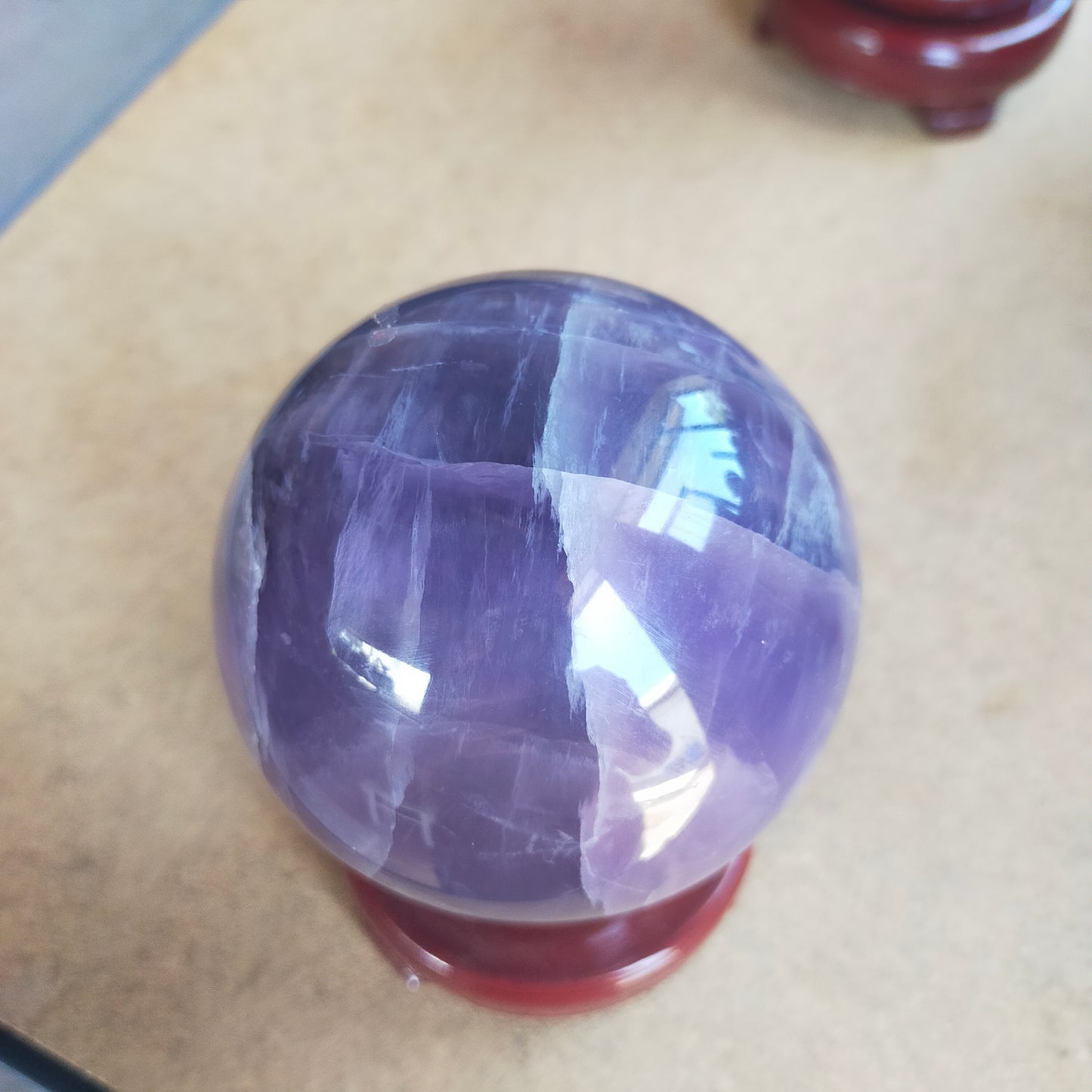 Lavender Fluorite Sphere