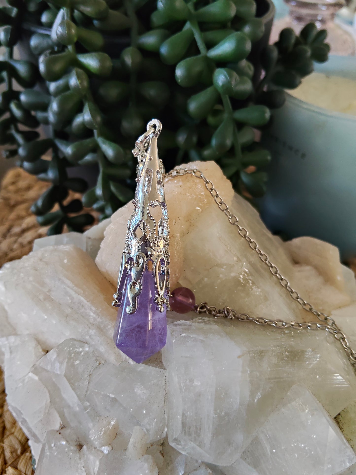 Fluorite Pendulums
