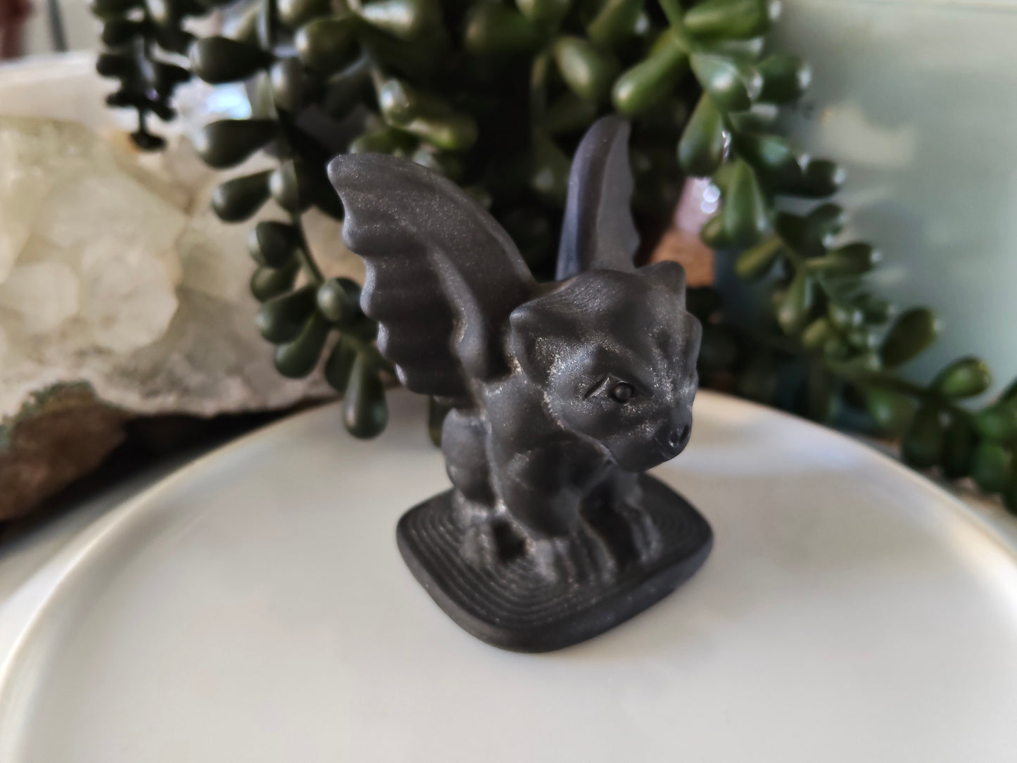 Black Obsidian Gargoyle