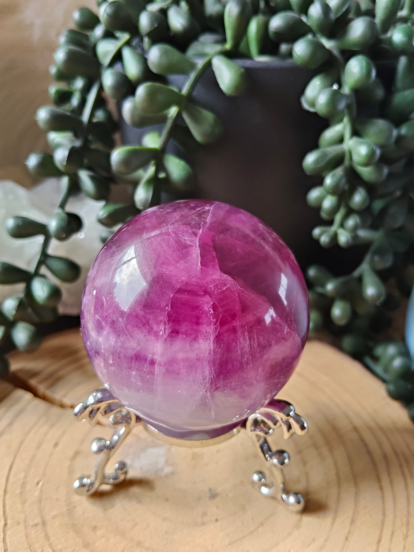 Gorgeous Purple/Pink Fluorite Spheres