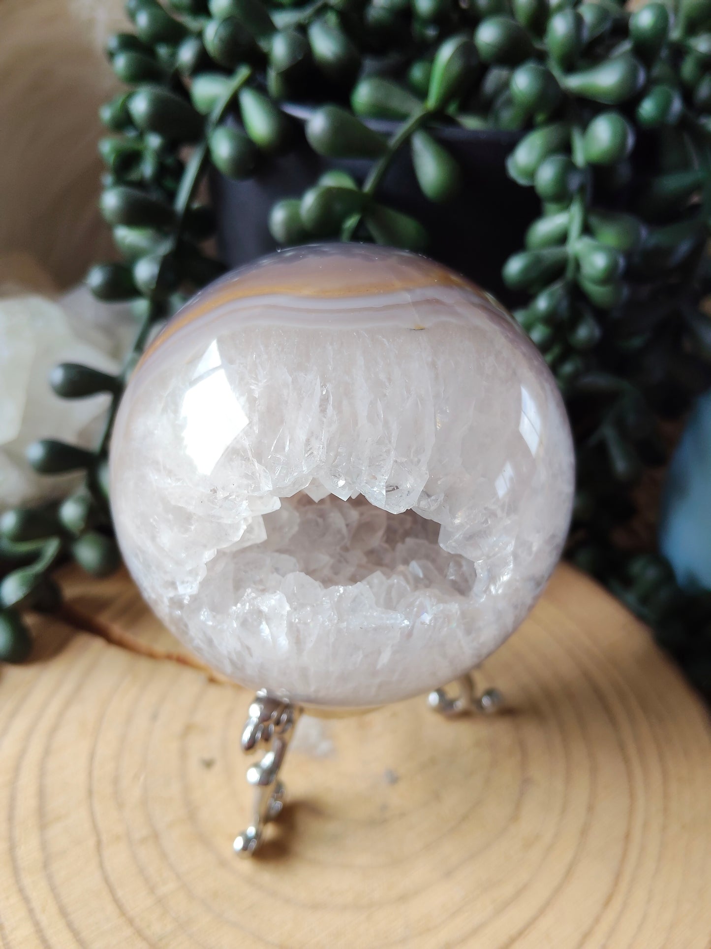 Sparkly Druzy Agate Spheres