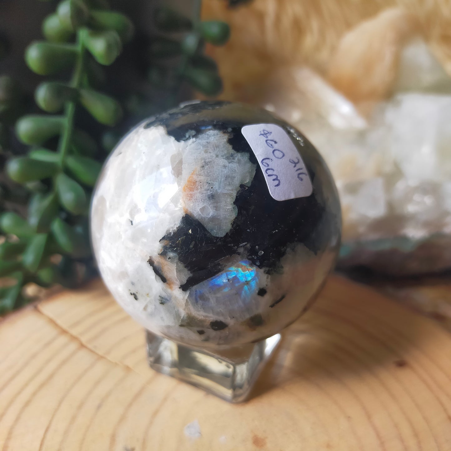 Rainbow Moonstone Sphere