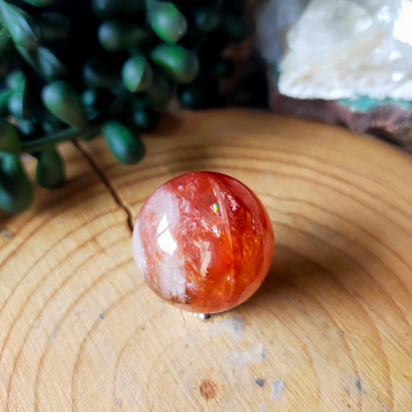 Mini Fire Quartz Spheres