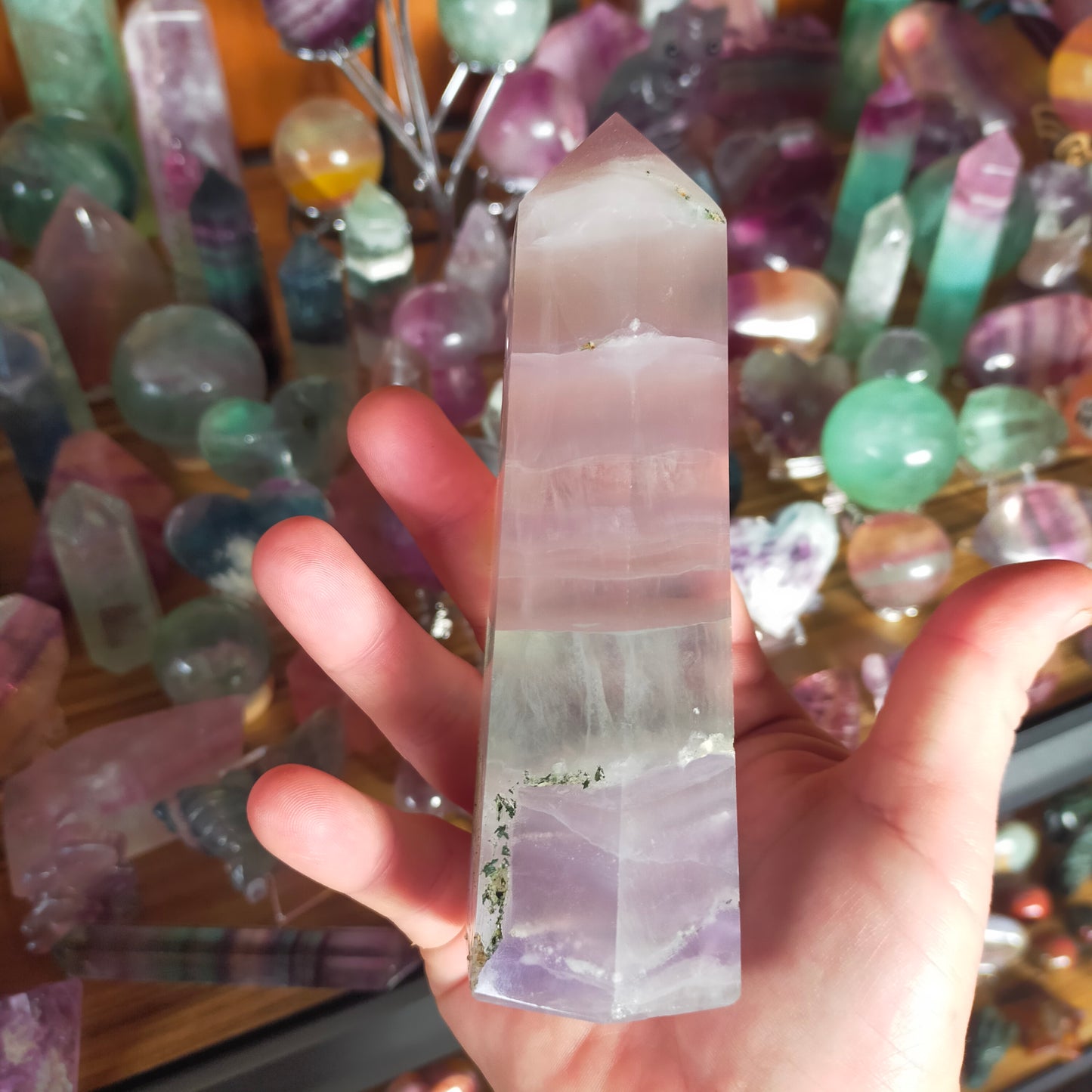 Lavender Fluorite Tower