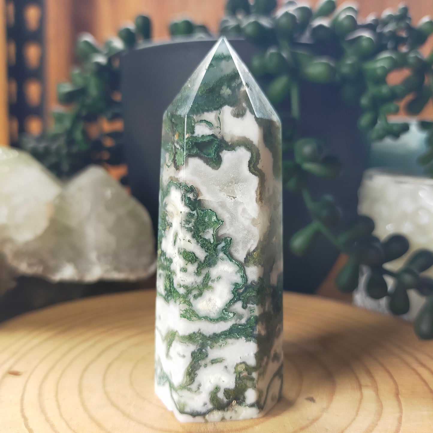 Moss Agate Points