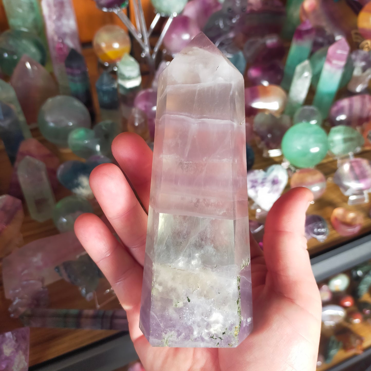 Lavender Fluorite Tower