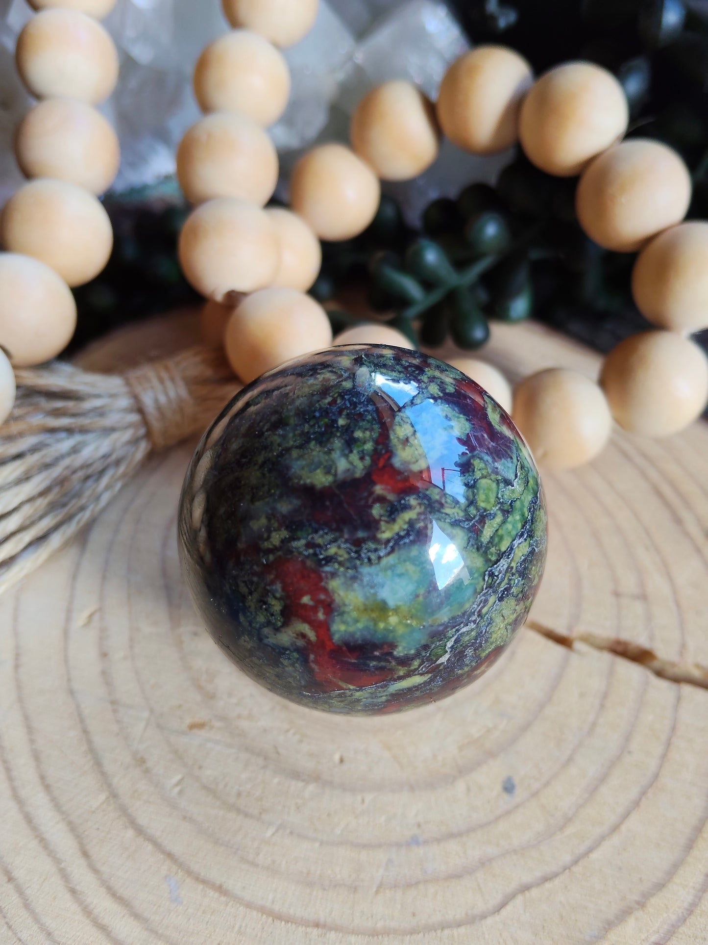 Dragon Blood Stone Sphere