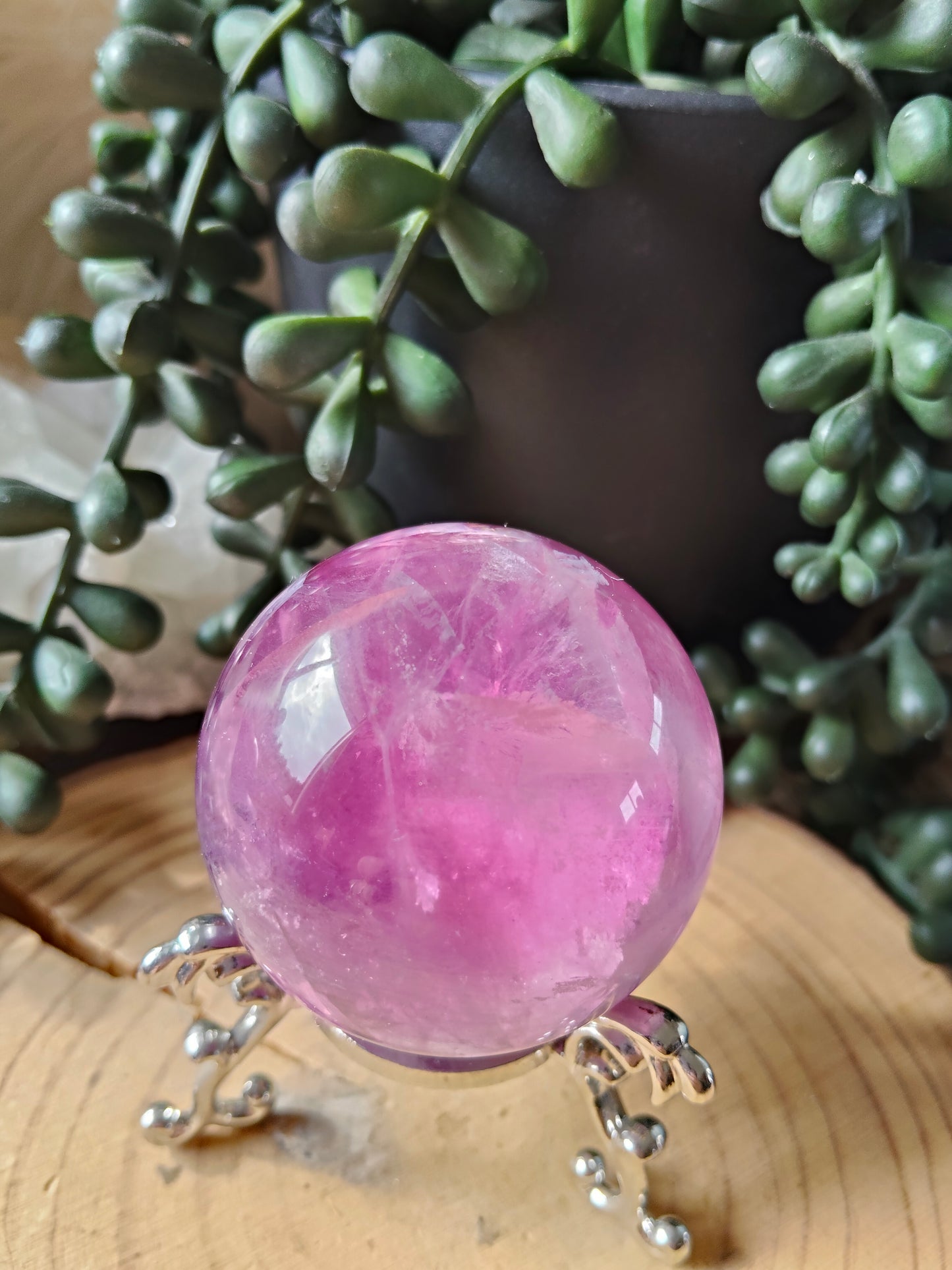 Gorgeous Purple/Pink Fluorite Spheres