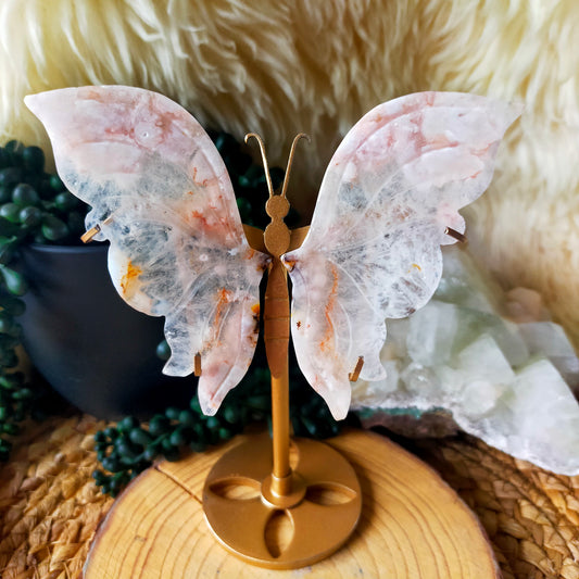 Flower Agate Butterfly Wings