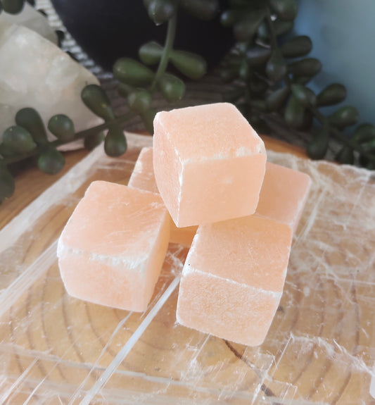 Orange Satin Spar Cubes