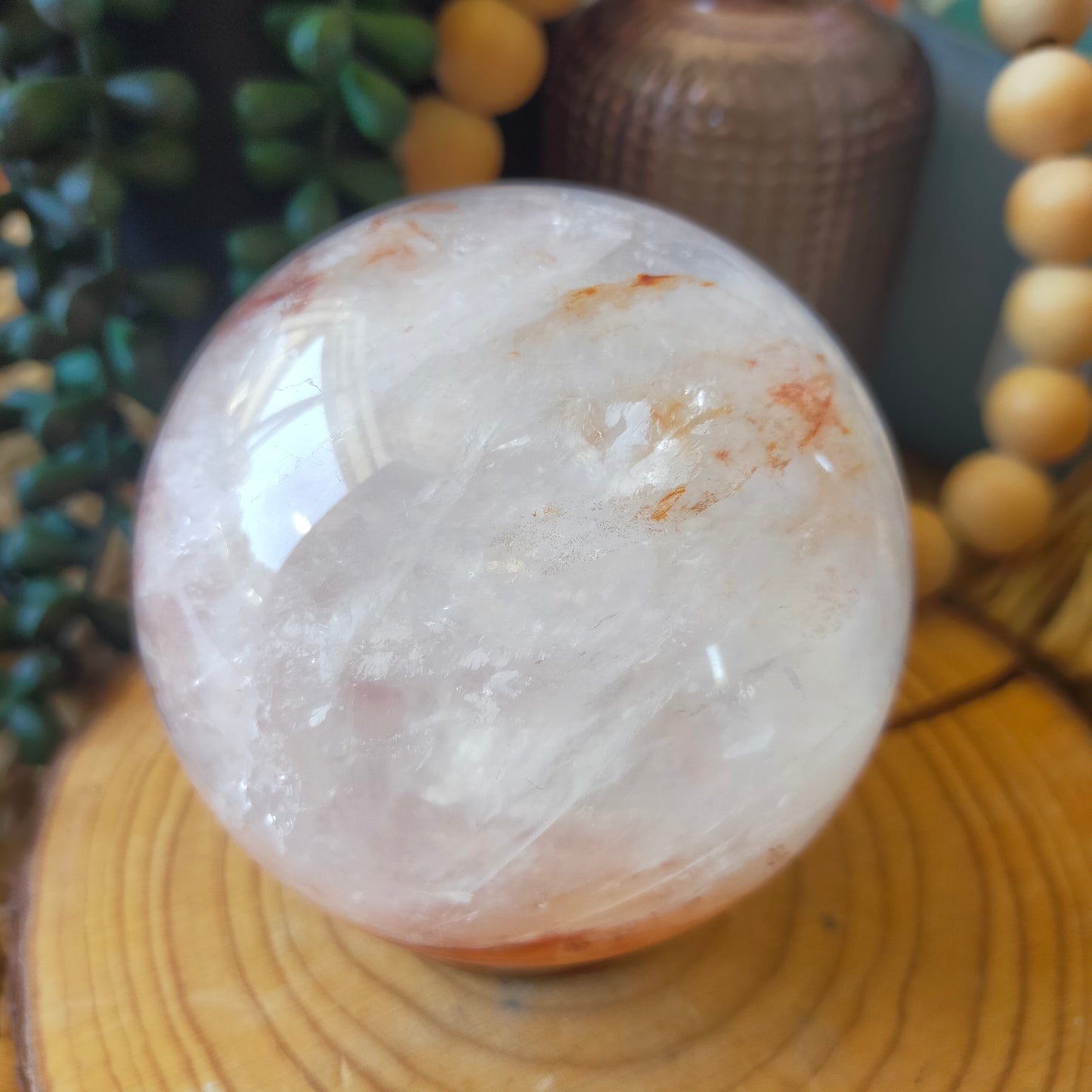 Fire Quartz Sphere