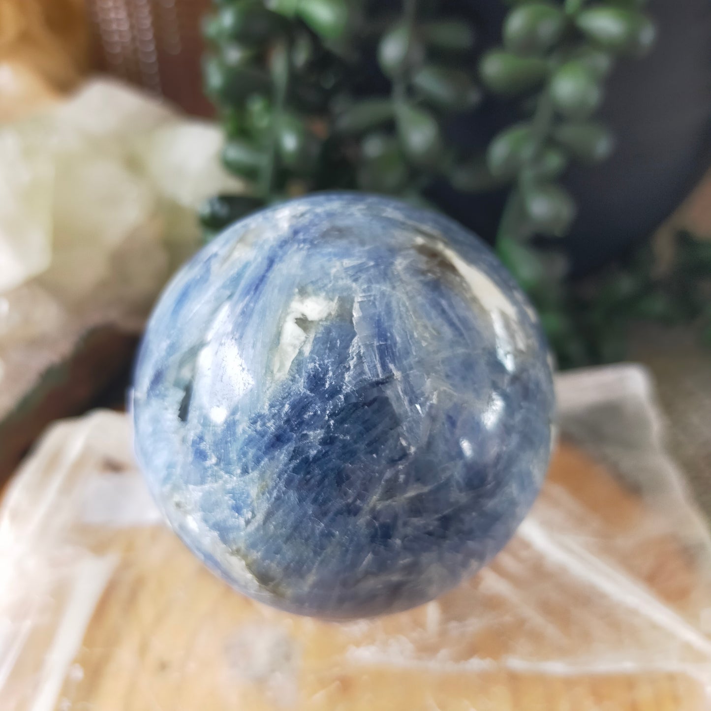 Blue Kyanite Sphere