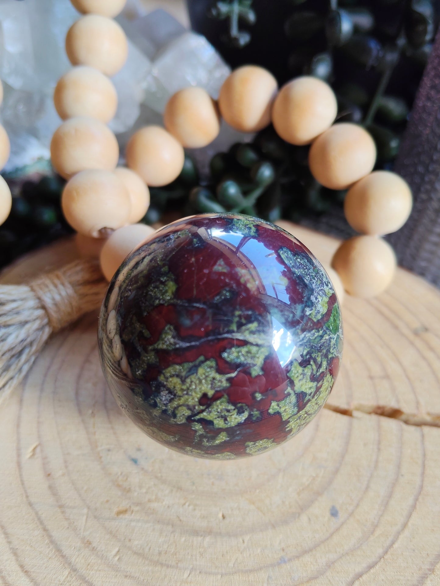 Dragon Blood Stone Sphere