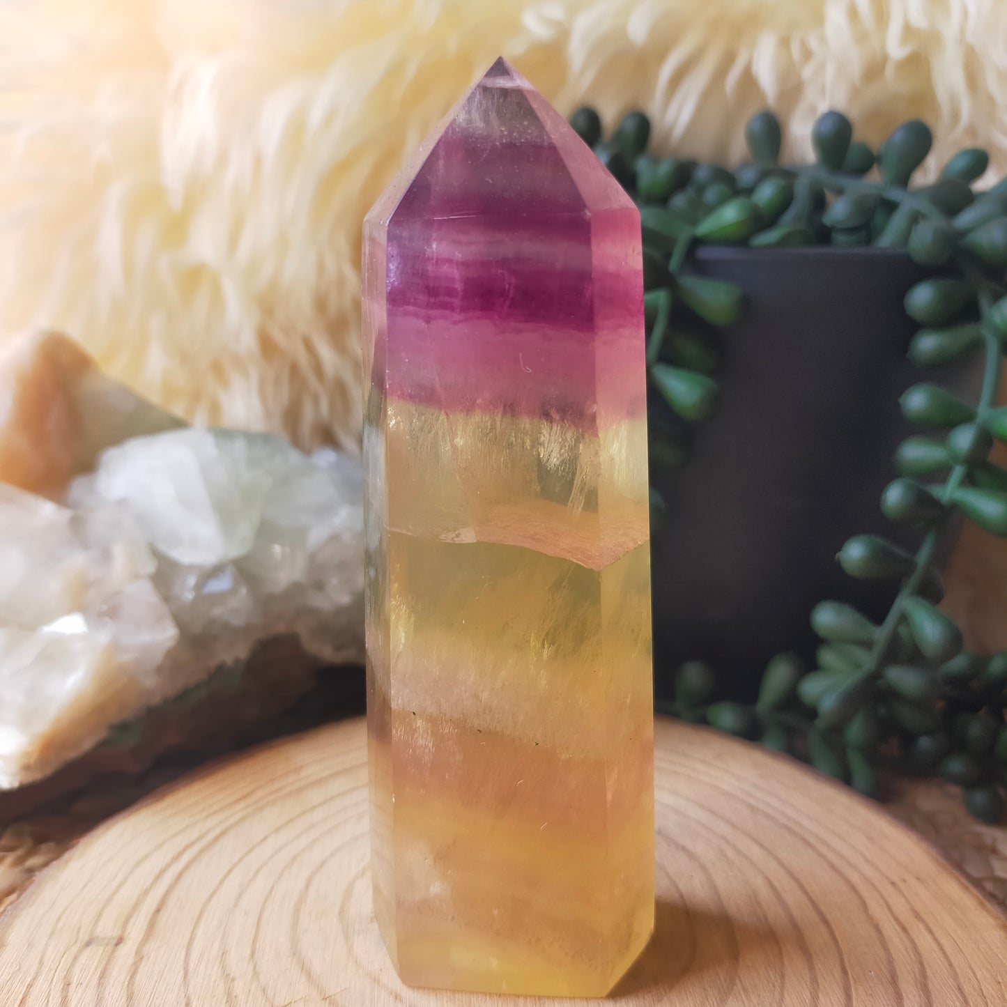 Candy Fluorite Point