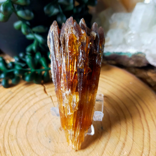 Amber Calcite