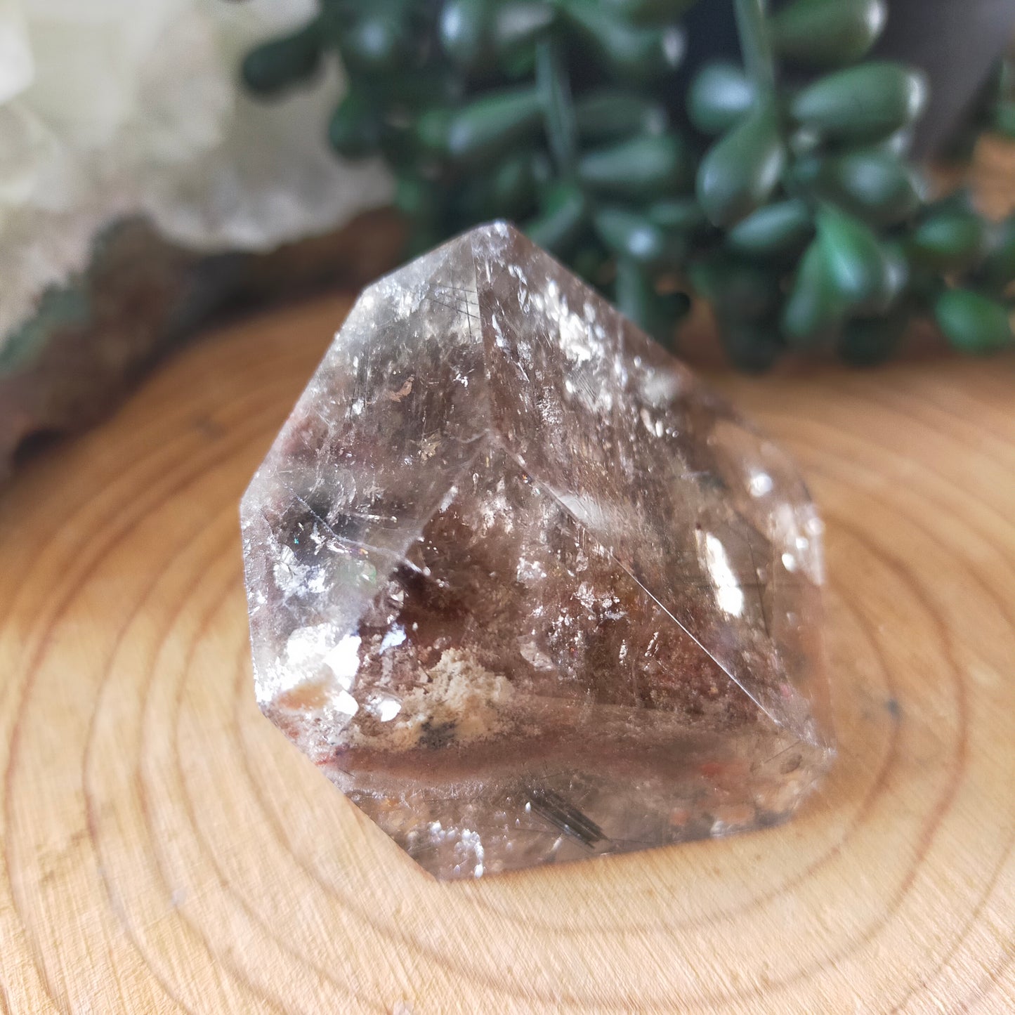 Garden Quartz Freeform with Rutile