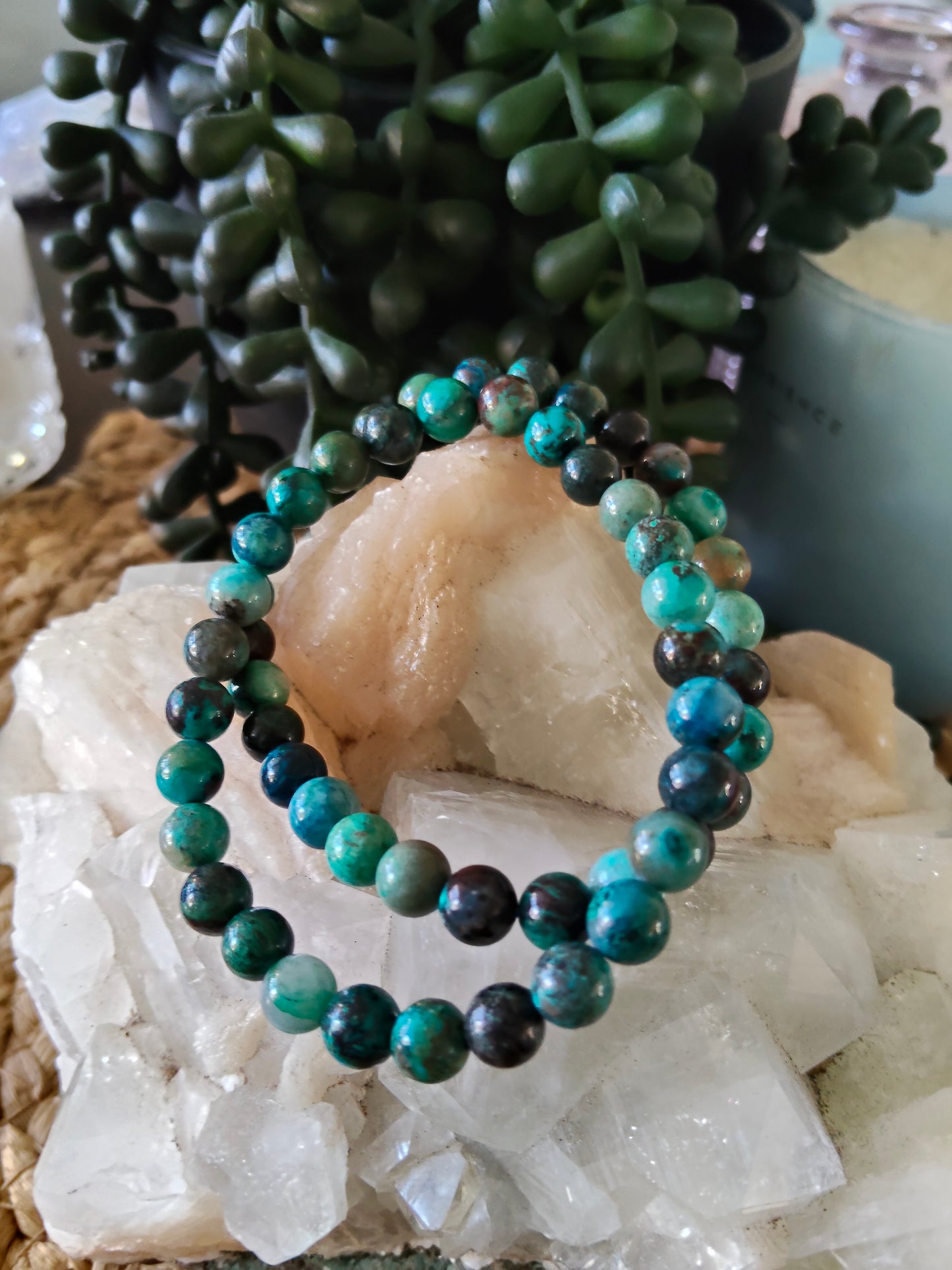 Azurite/Chrysocolla Bracelets